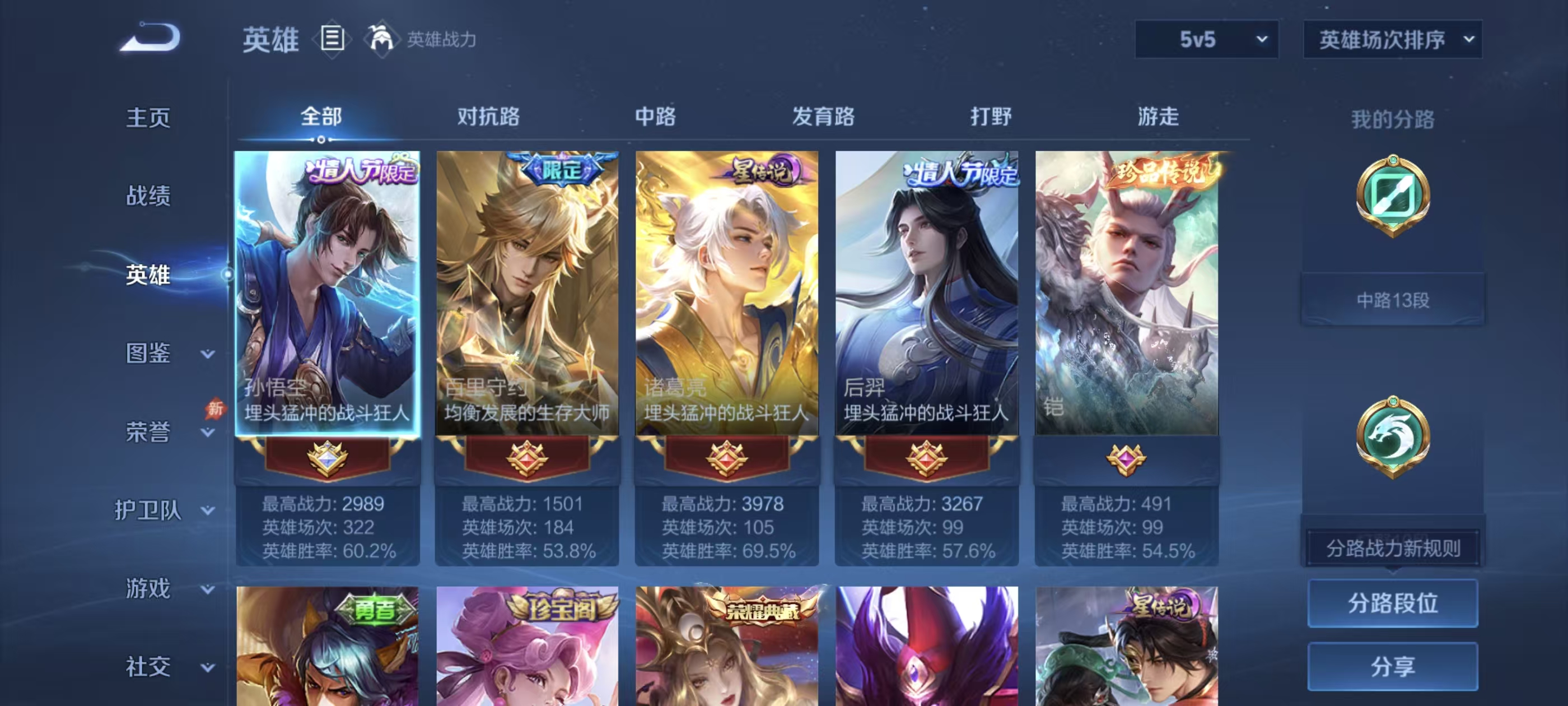 WZMMN4774446王者荣耀账号详情图2