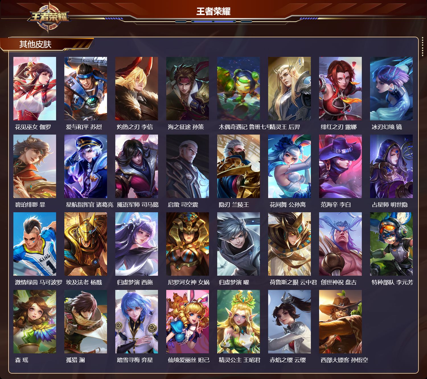 WZMMN4781162王者荣耀账号详情图9