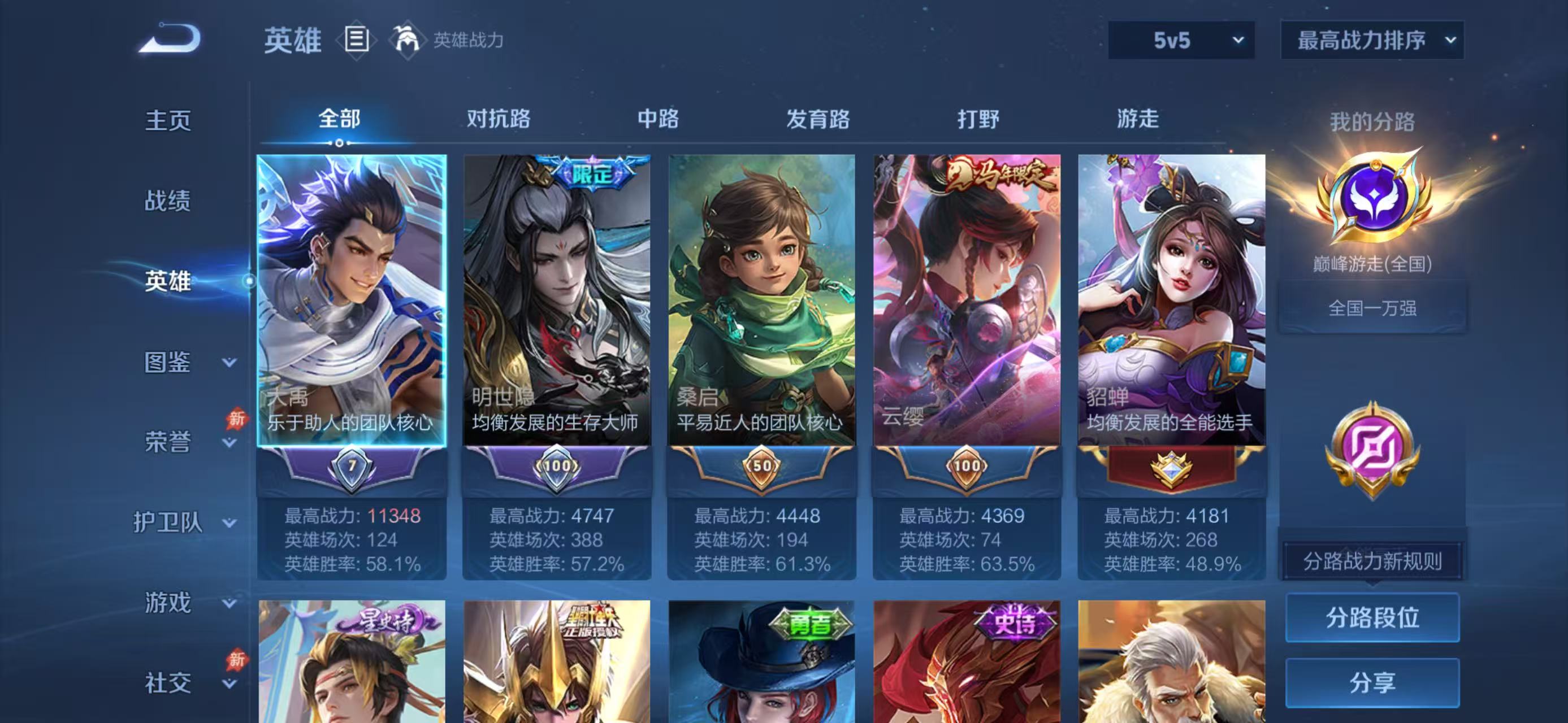 WZMMN4781096王者荣耀账号详情图2