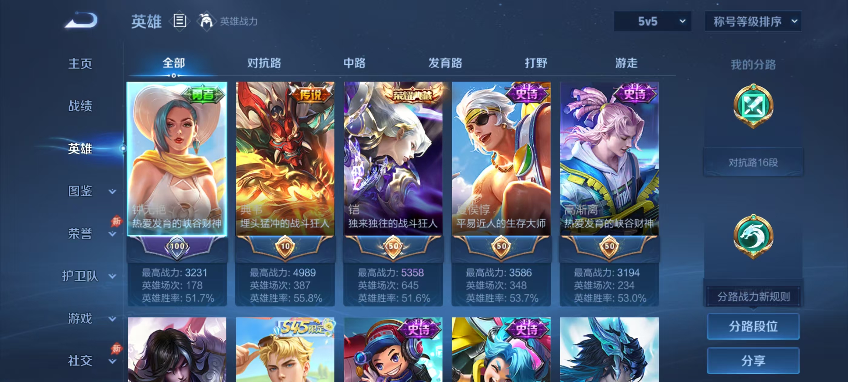 WZMMN4781162王者荣耀账号详情图2