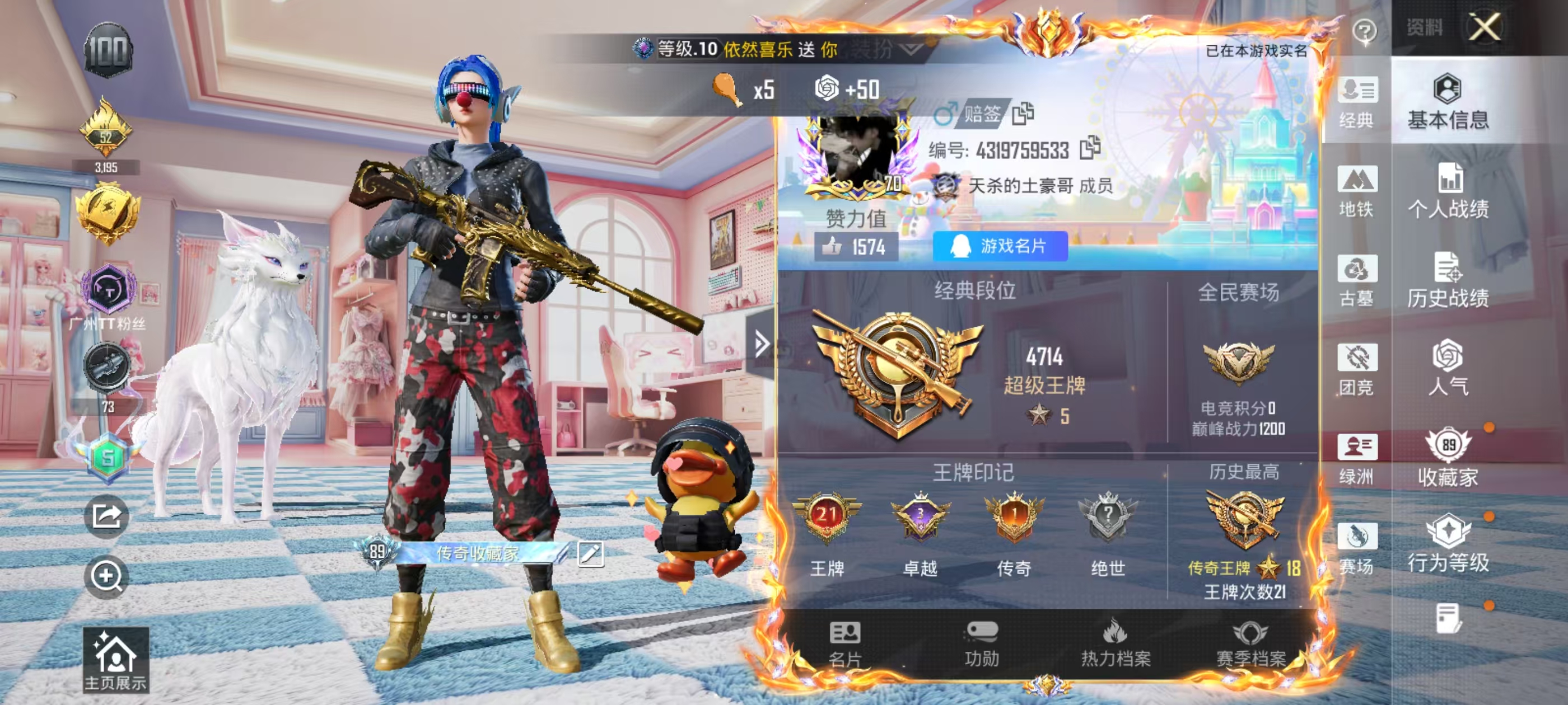 HPMMN4461134和平精英账号详情图3