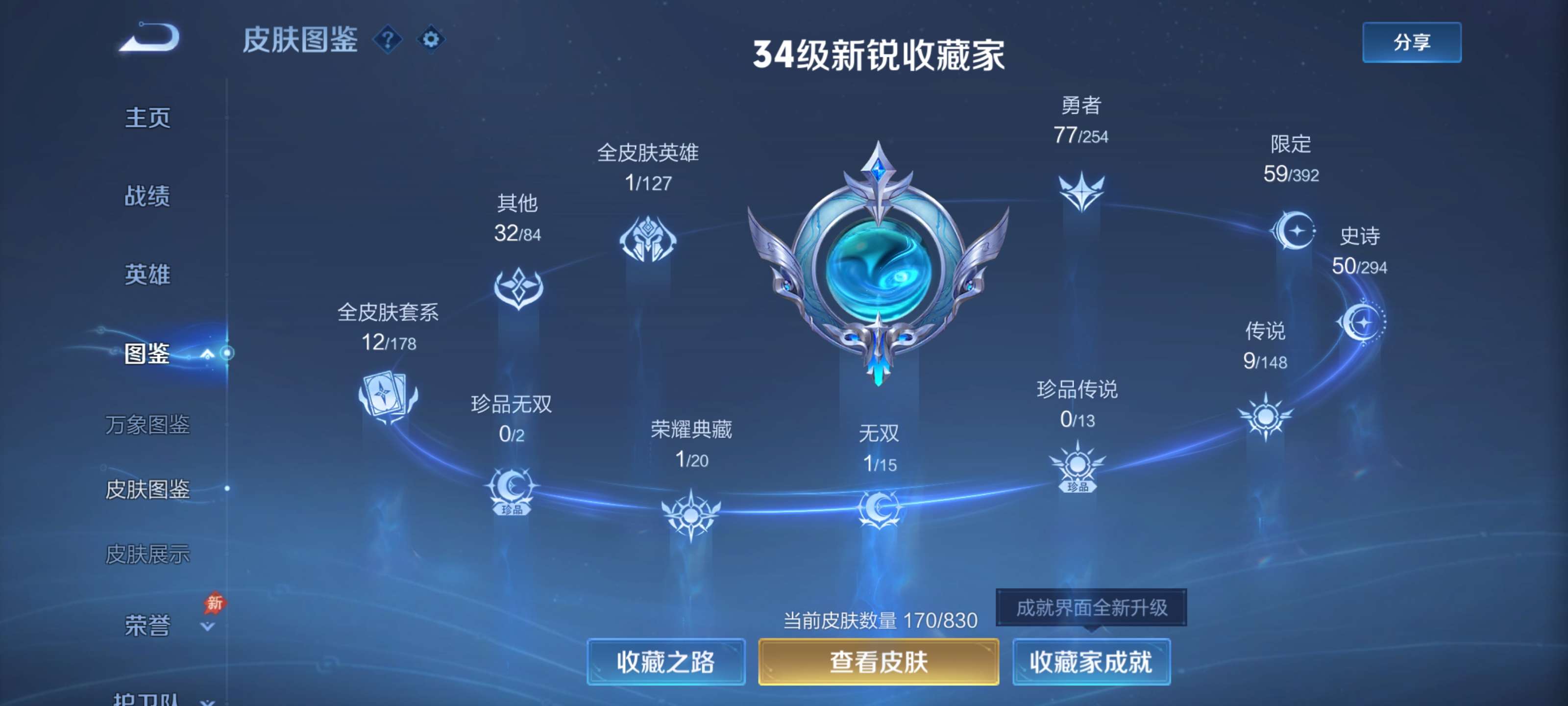 WZMMN4756528王者荣耀账号详情图5 WZMMN4756528王者荣耀账号详情图5