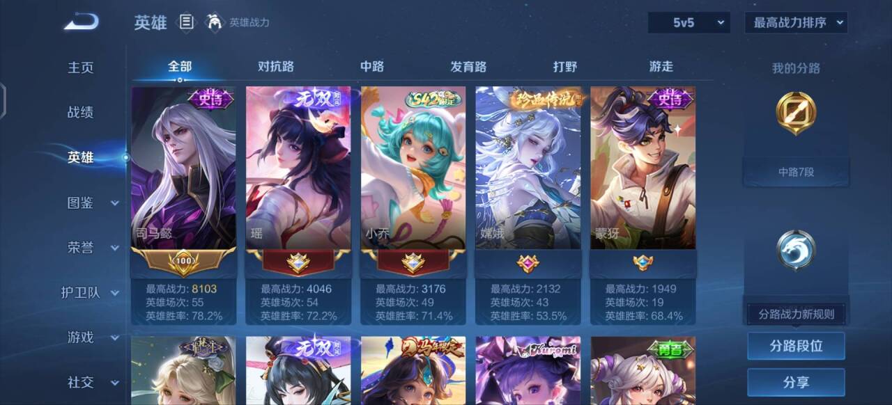 WZMMN4723961王者荣耀账号详情图2 WZMMN4723961王者荣耀账号详情图2