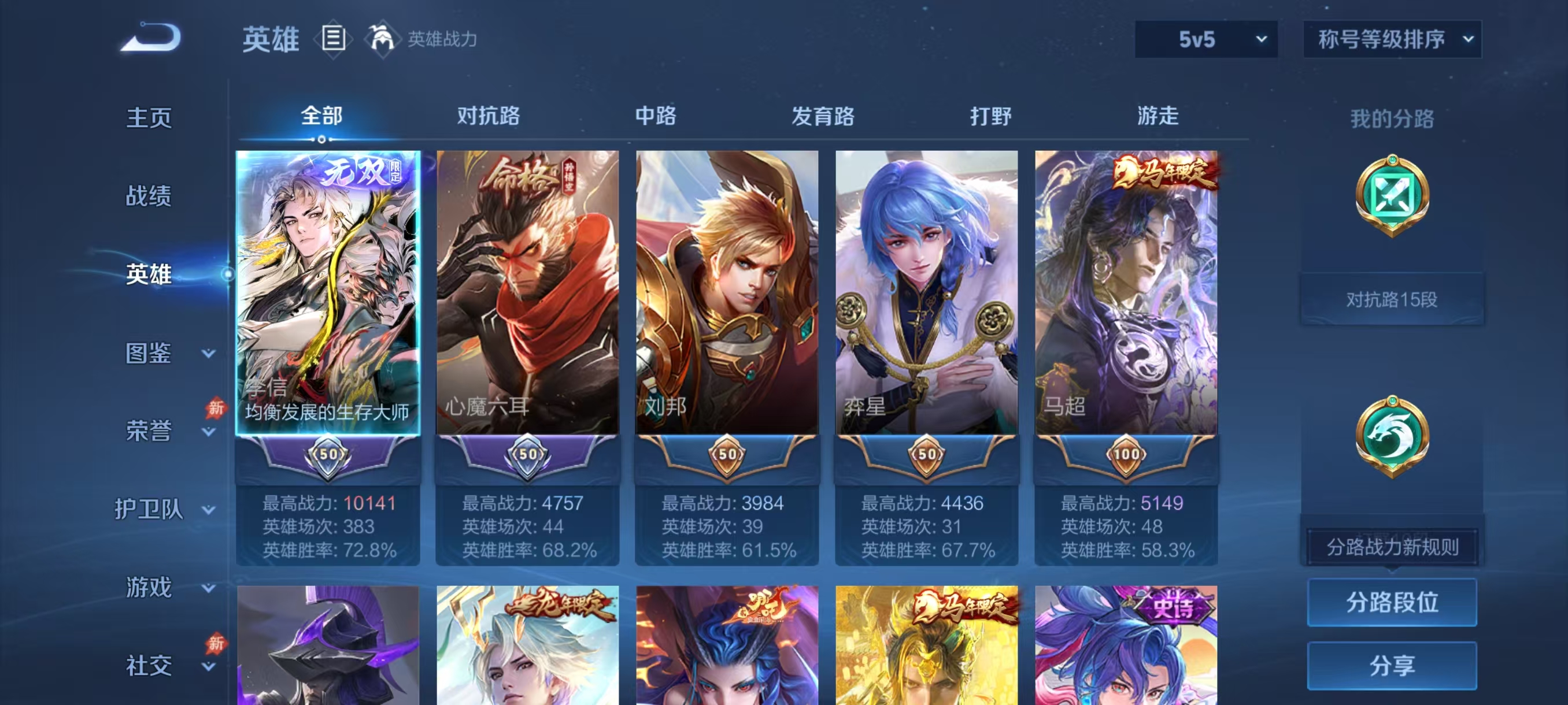 WZMMN4725046王者荣耀账号详情图2
