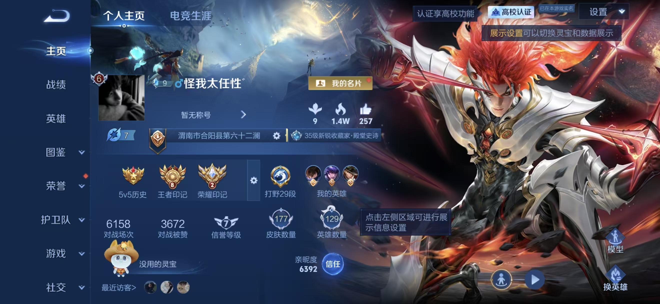 WZMMN4727348王者荣耀账号详情图5
