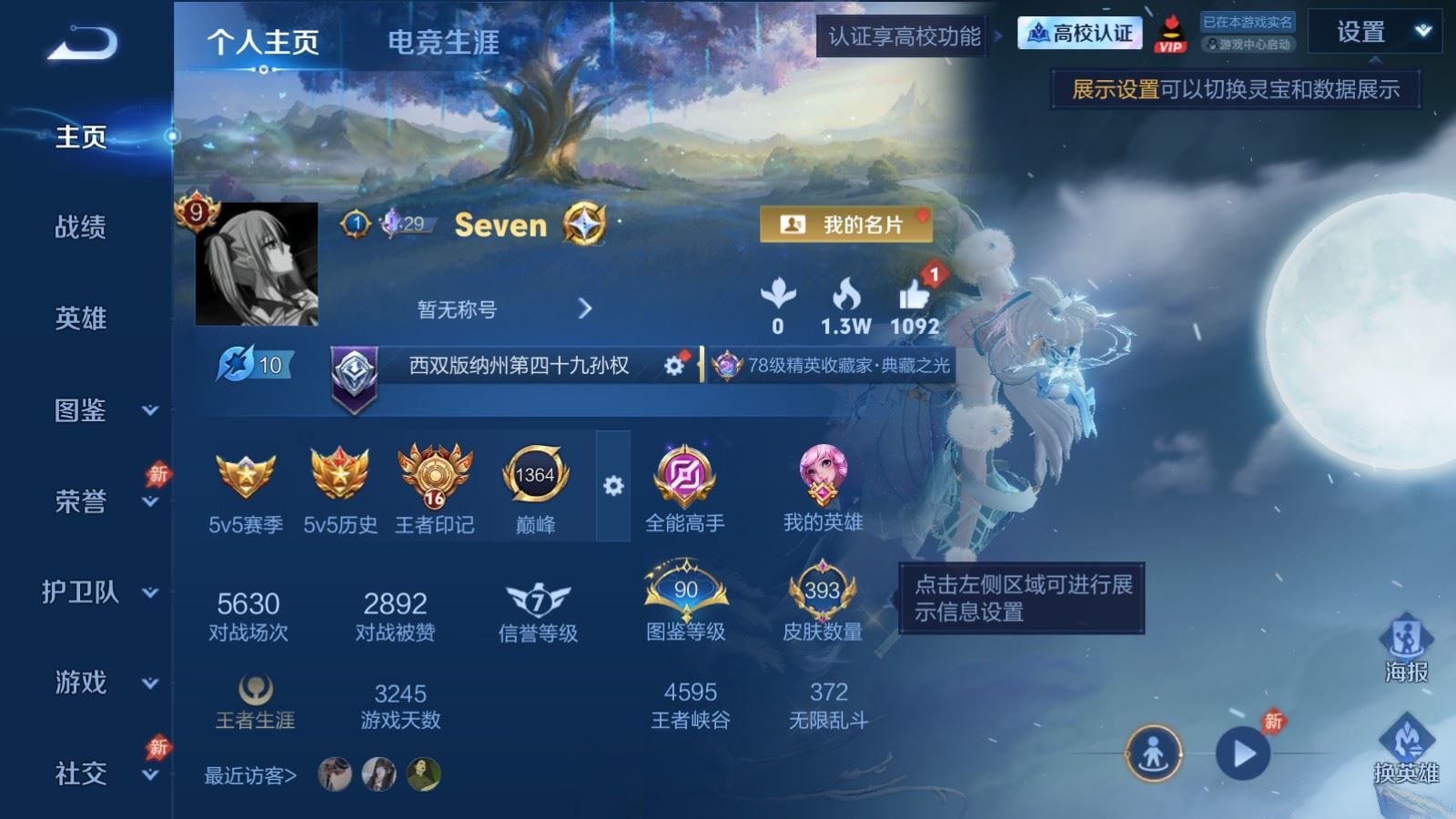 WZMMN4733326王者荣耀账号详情图2 WZMMN4733326王者荣耀账号详情图2