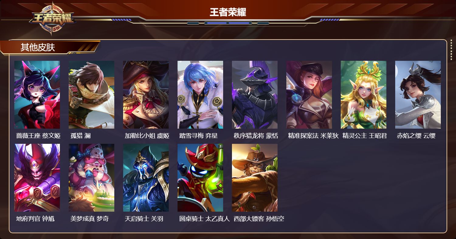 WZMK4726055王者荣耀账号详情图4 WZMK4726055王者荣耀账号详情图4