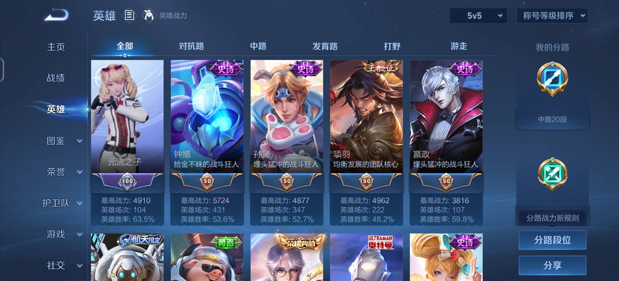 WZMMN4731529王者荣耀账号详情图3 WZMMN4731529王者荣耀账号详情图3