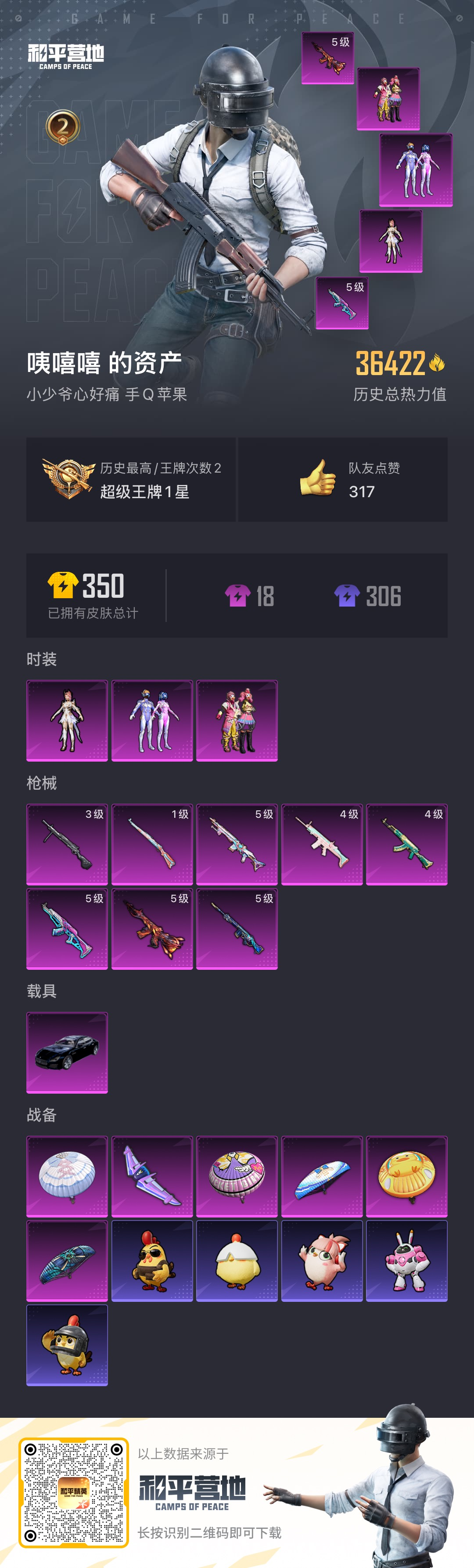 HPSJ40739和平精英账号详情图2 HPSJ40739和平精英账号详情图2