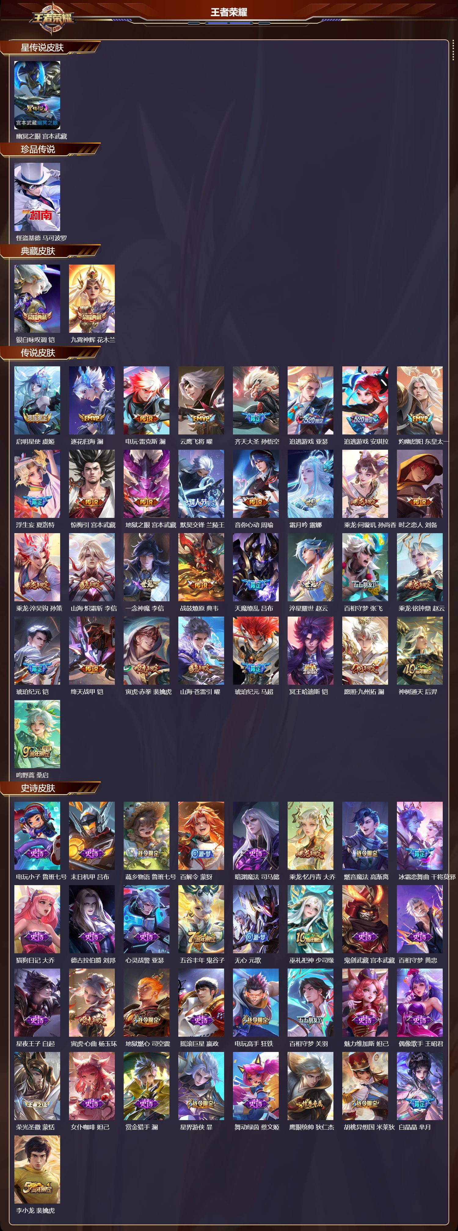 WZQM45778王者荣耀账号详情图3 WZQM45778王者荣耀账号详情图3