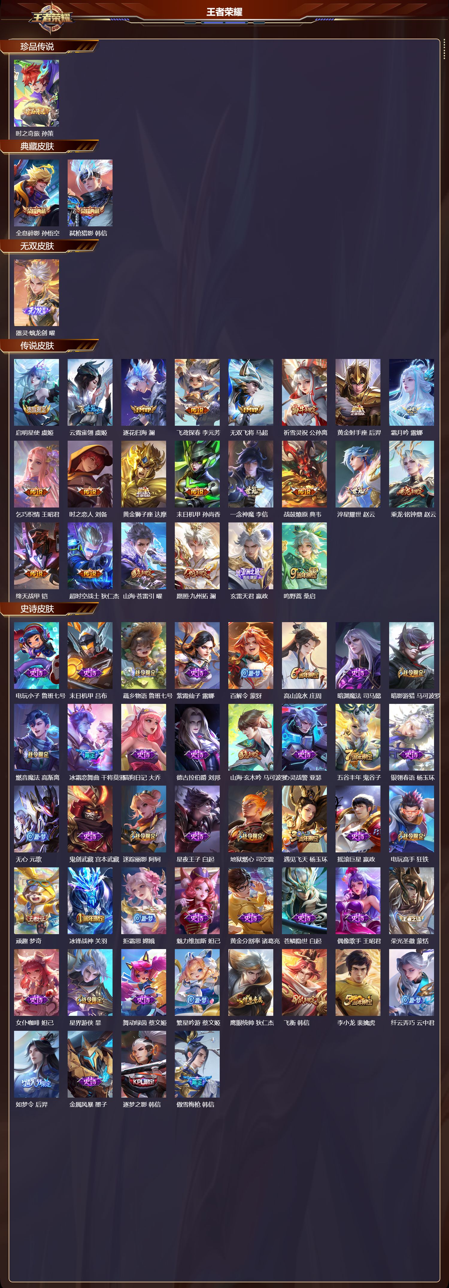 WZCMW416301王者荣耀账号详情图6