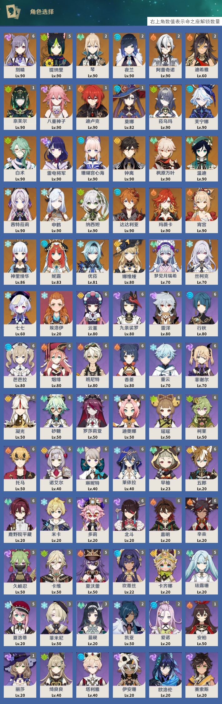 YSMK40044原神账号详情图3