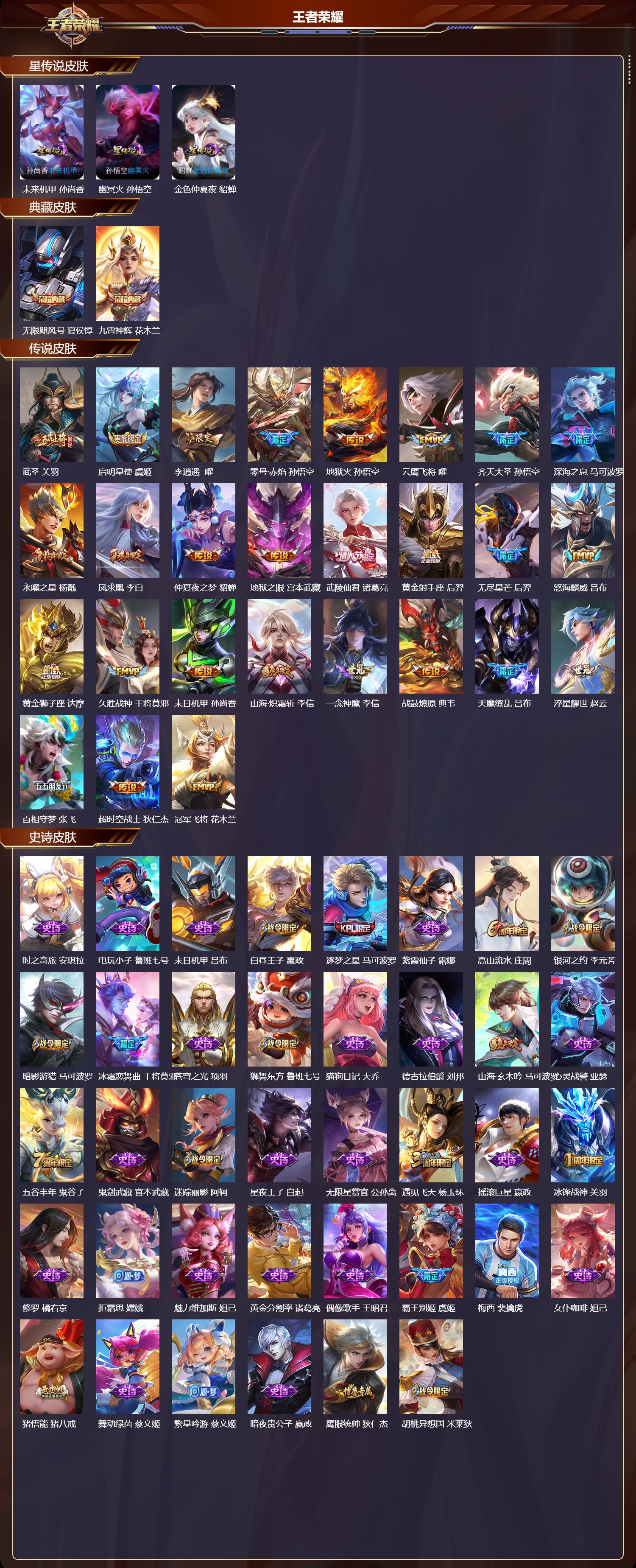 WZQM45781王者荣耀账号详情图3