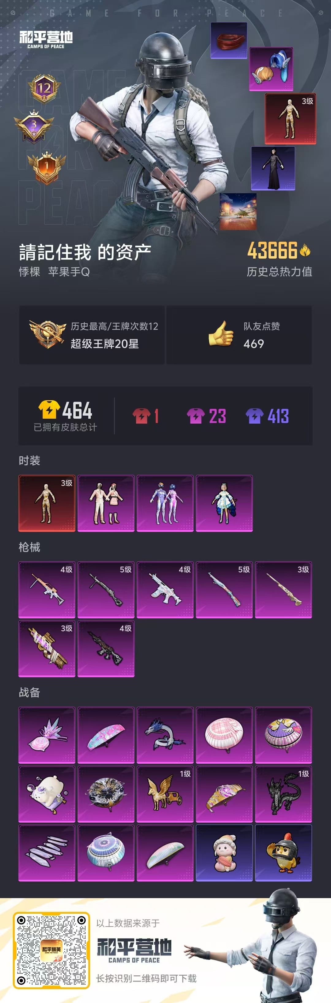 HPCMW410213和平精英账号详情图2 HPCMW410213和平精英账号详情图2