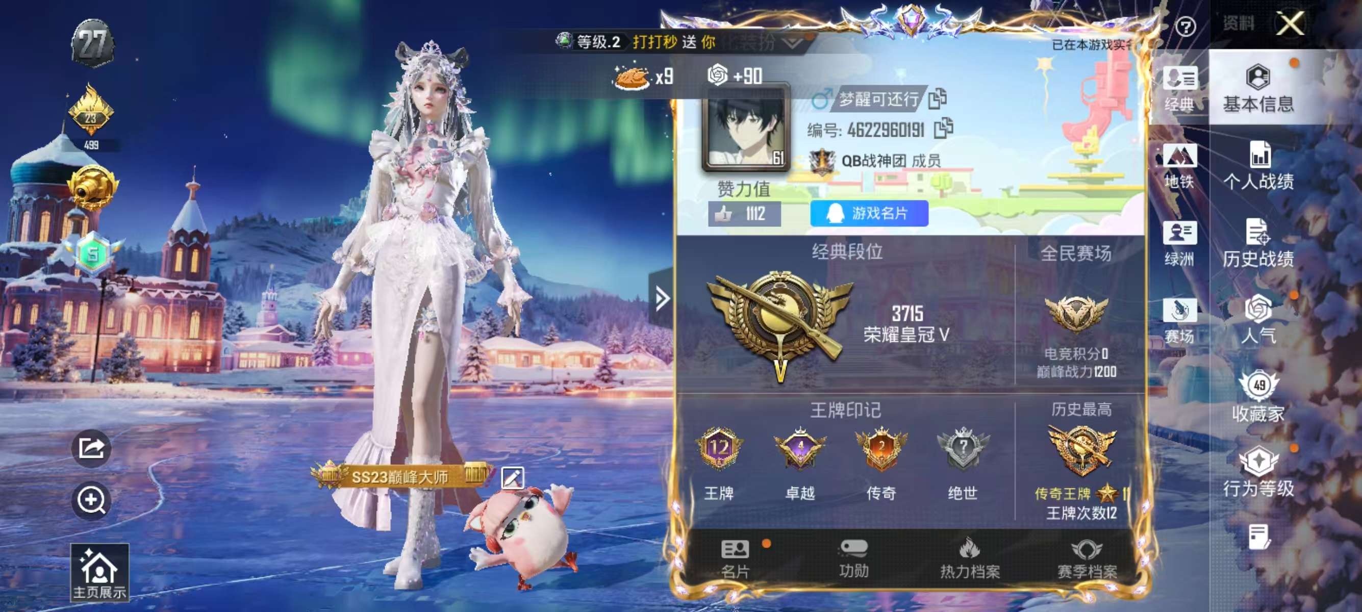 HPSJ40788和平精英账号详情图2