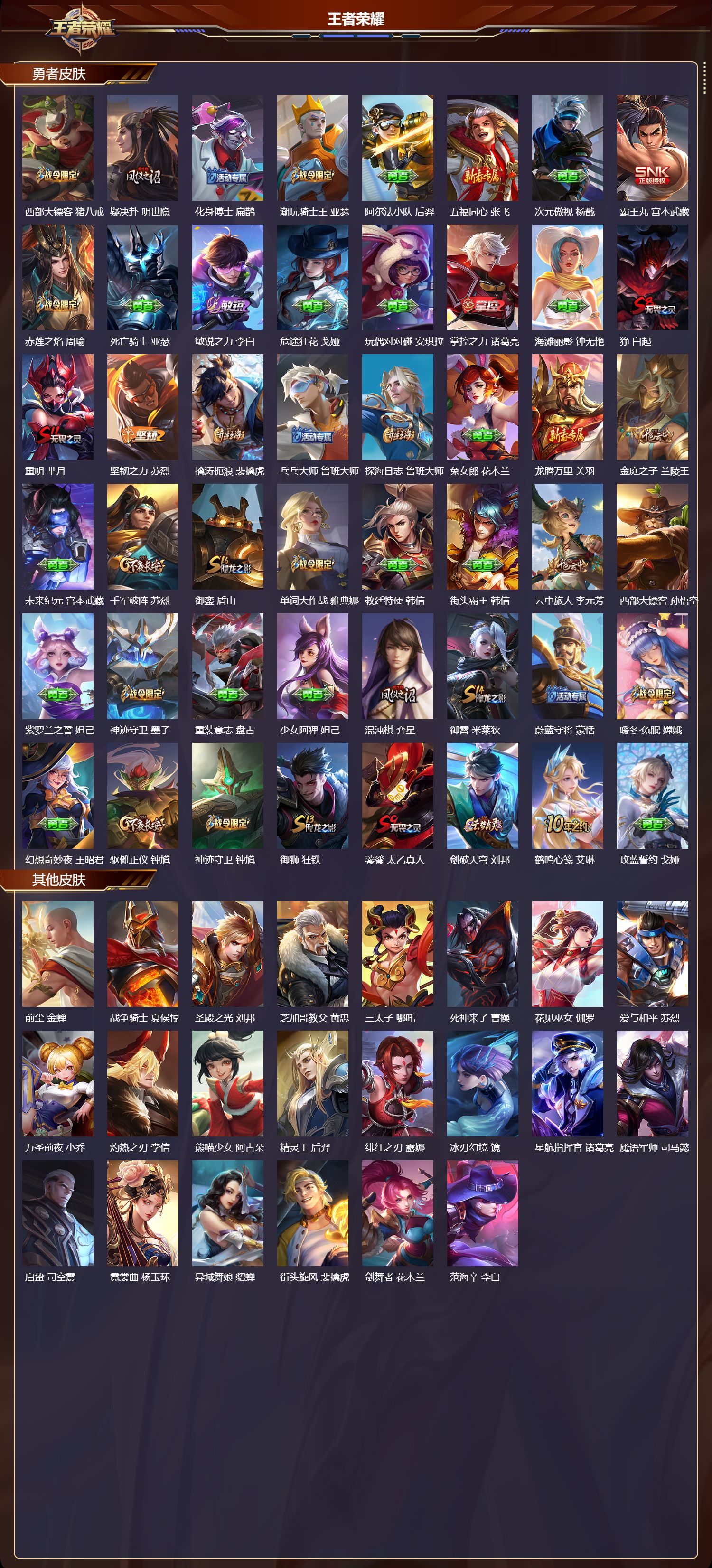 WZMK45765王者荣耀账号详情图4