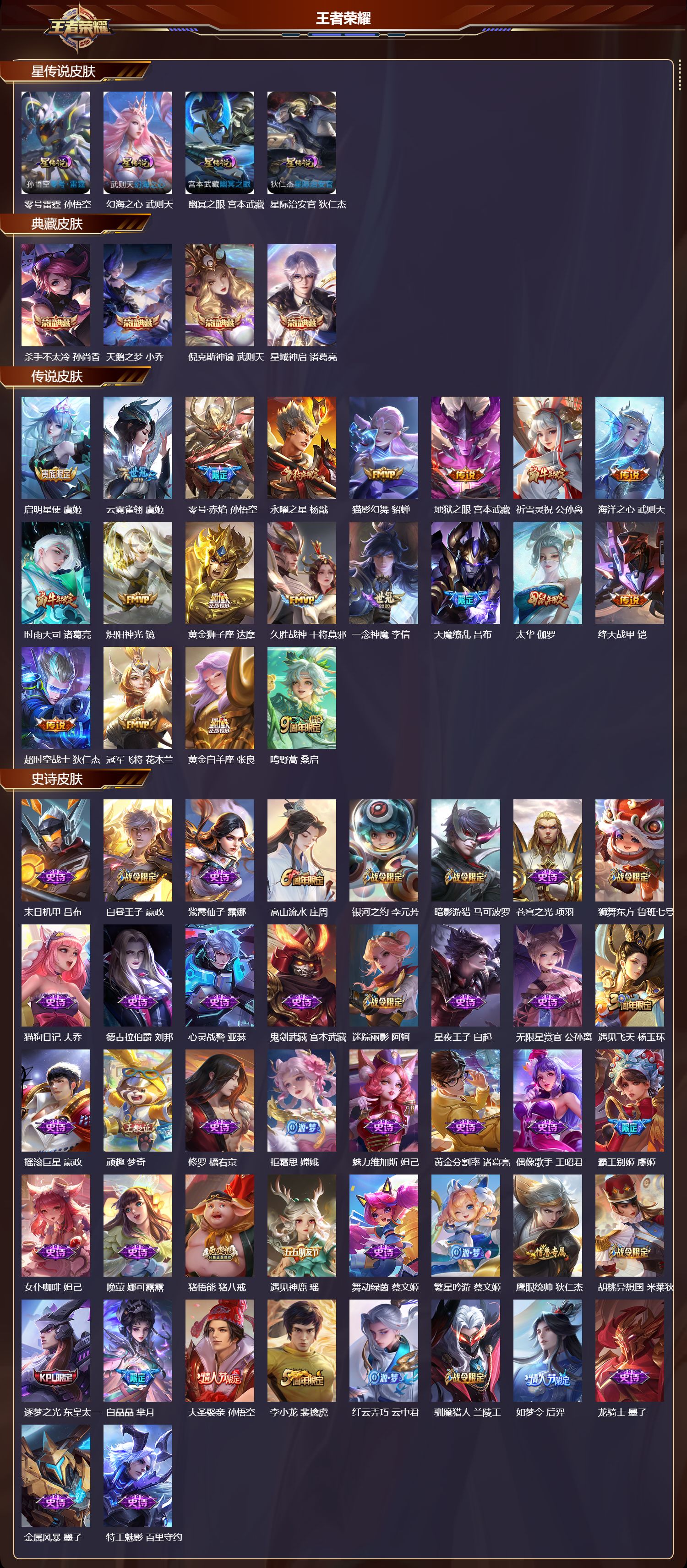 WZQM45734王者荣耀账号详情图3