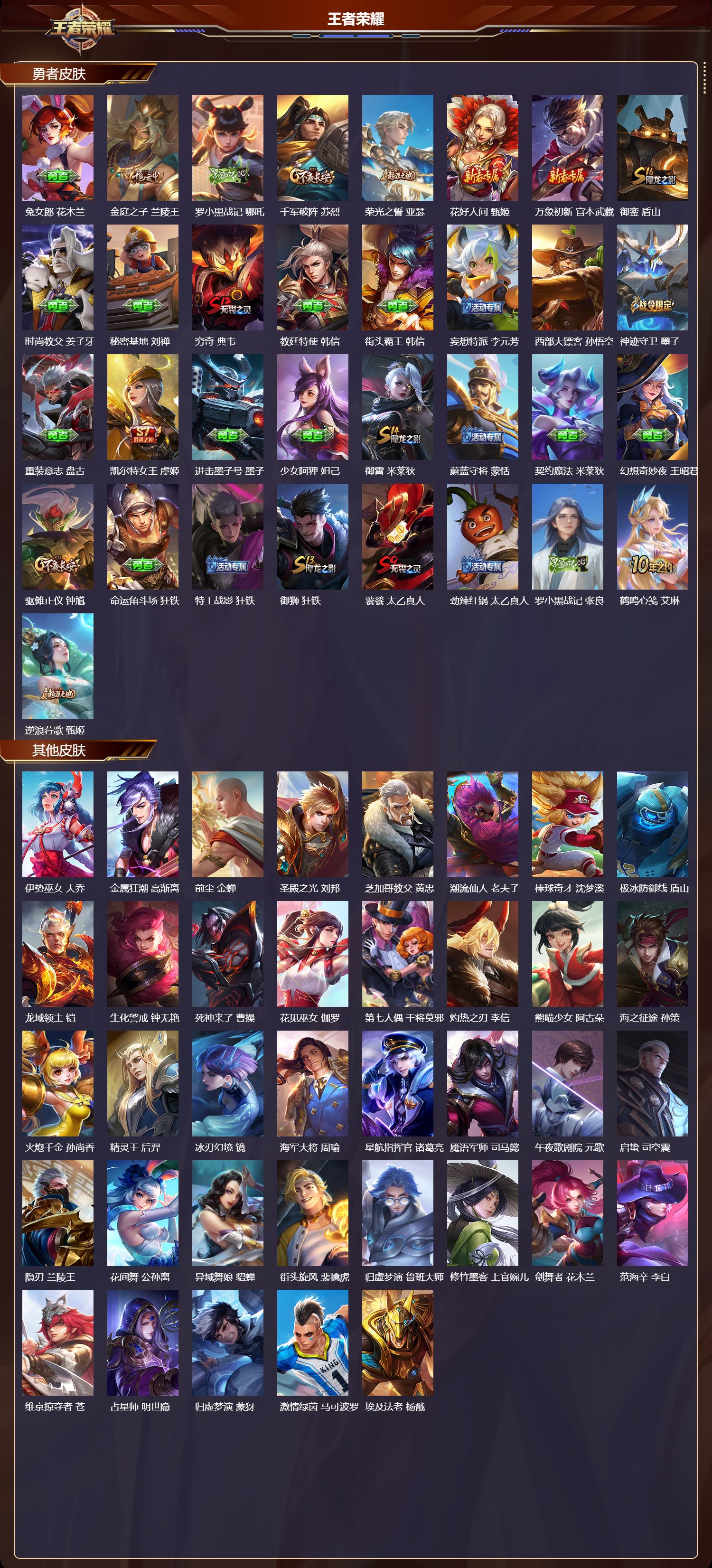 WZMK45770王者荣耀账号详情图4