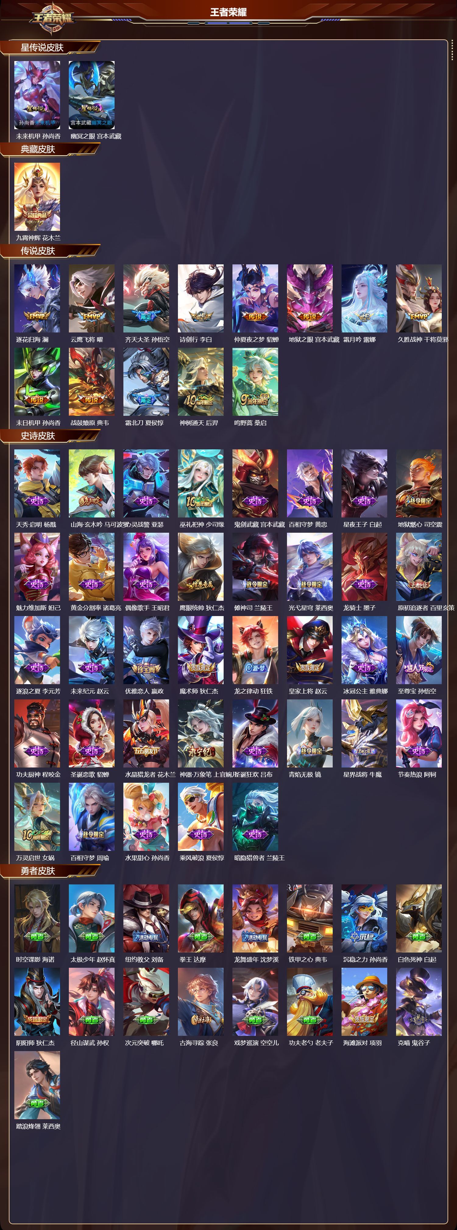 WZQM45776王者荣耀账号详情图3 WZQM45776王者荣耀账号详情图3