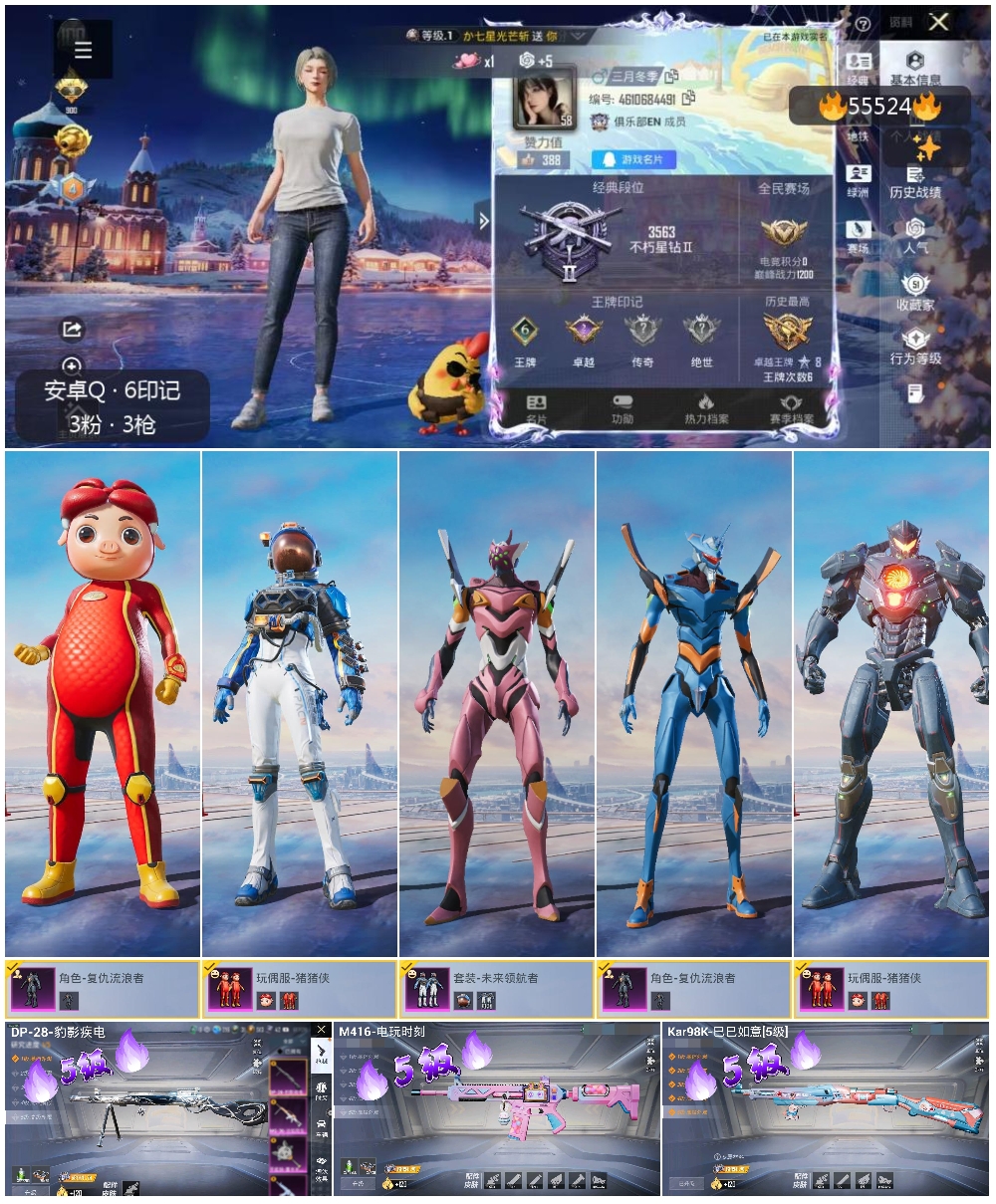 HPSJ40799和平精英账号详情图2