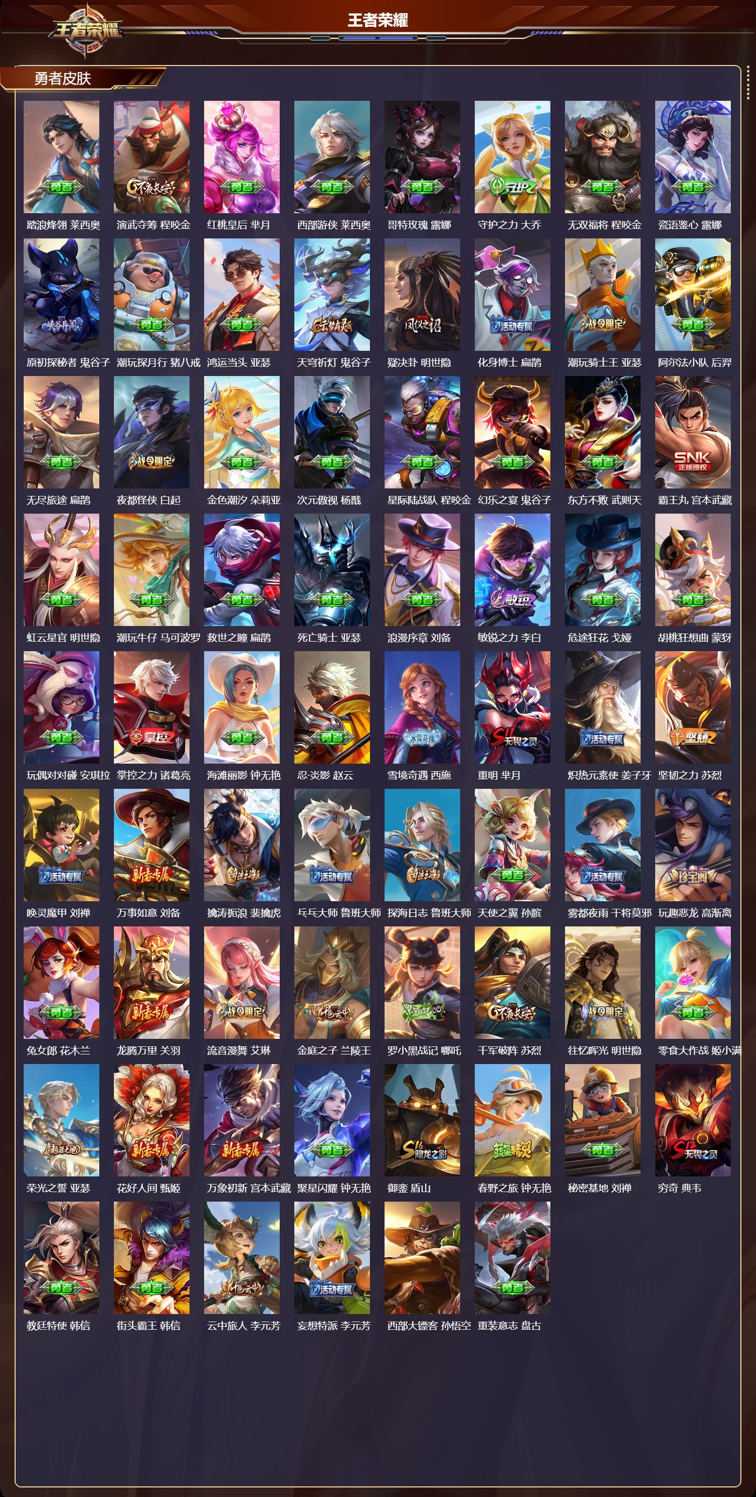 WZCMW421447王者荣耀账号详情图8 WZCMW421447王者荣耀账号详情图8