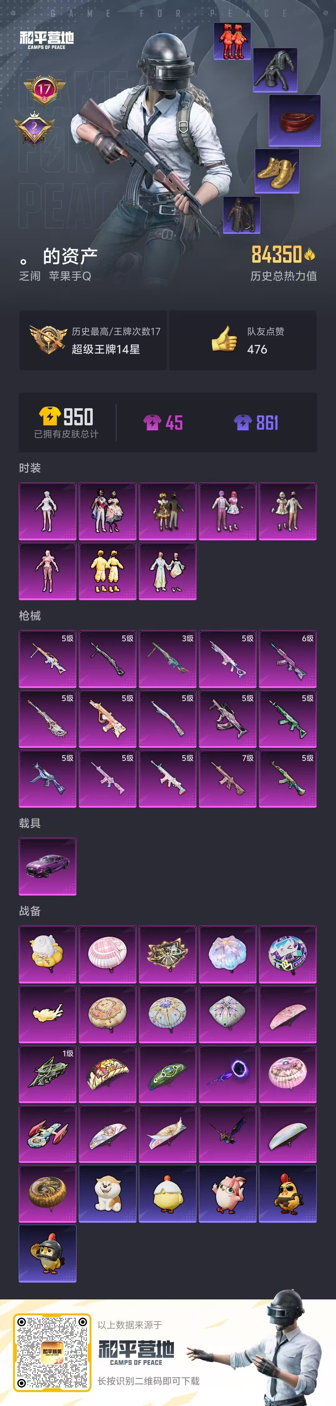 HPCMW410286和平精英账号详情图3