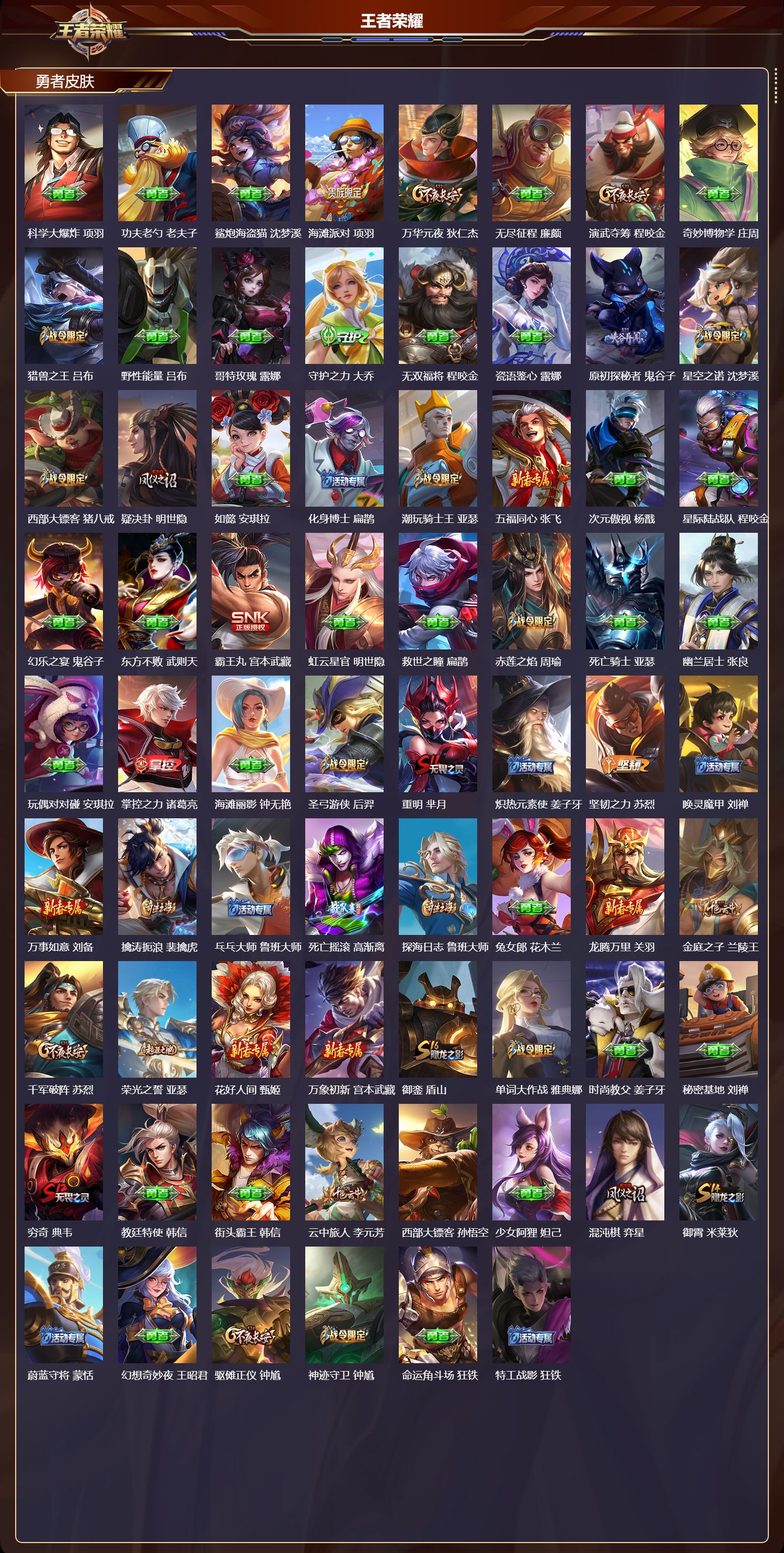 WZQM45734王者荣耀账号详情图5