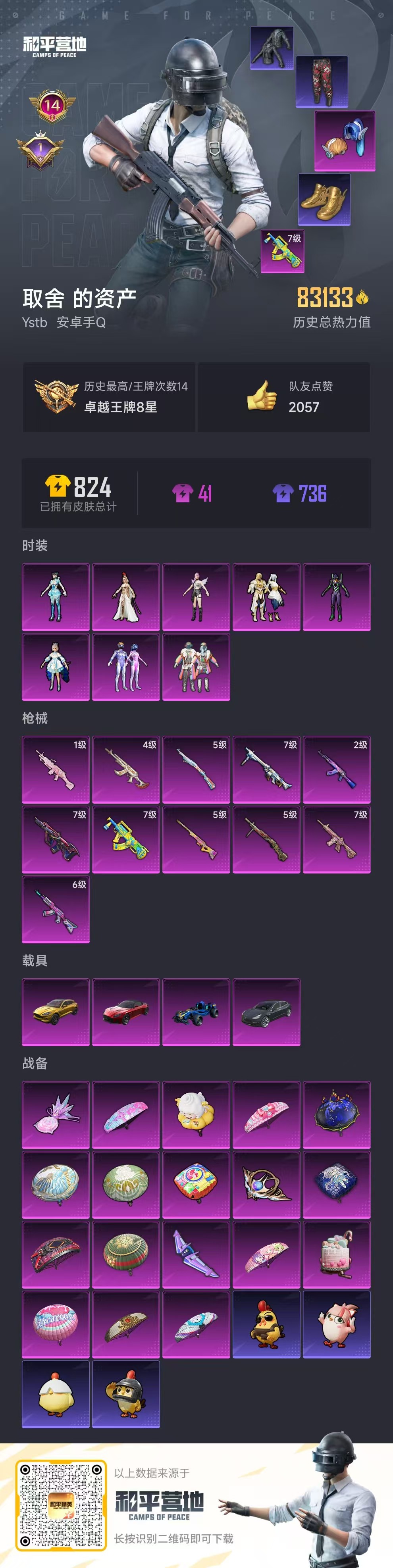 HPCMW410245和平精英账号详情图2