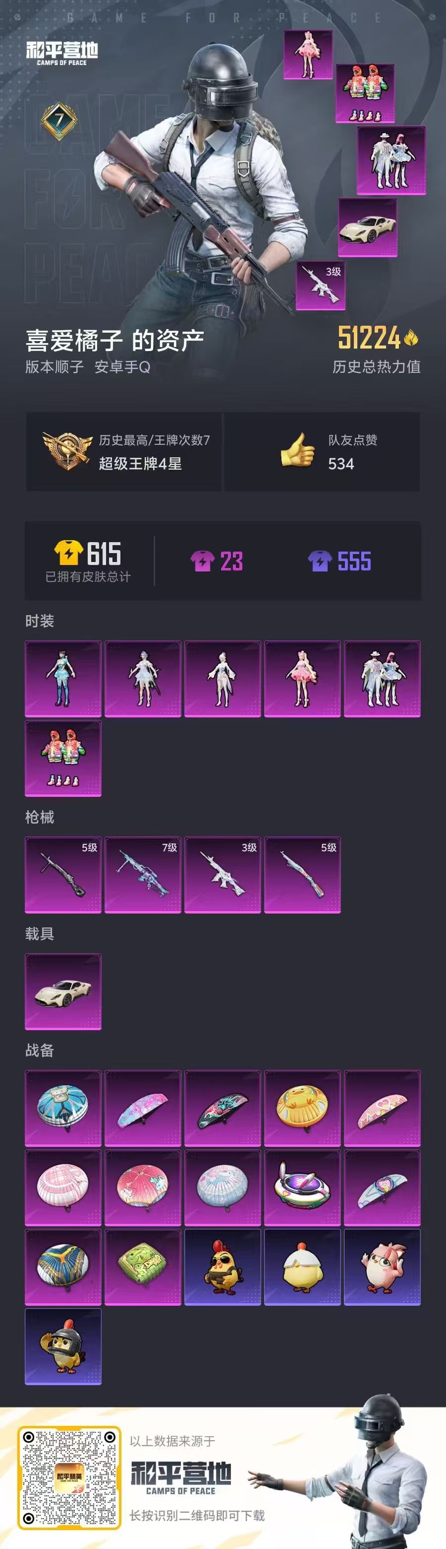 HPCMW410310和平精英账号详情图3