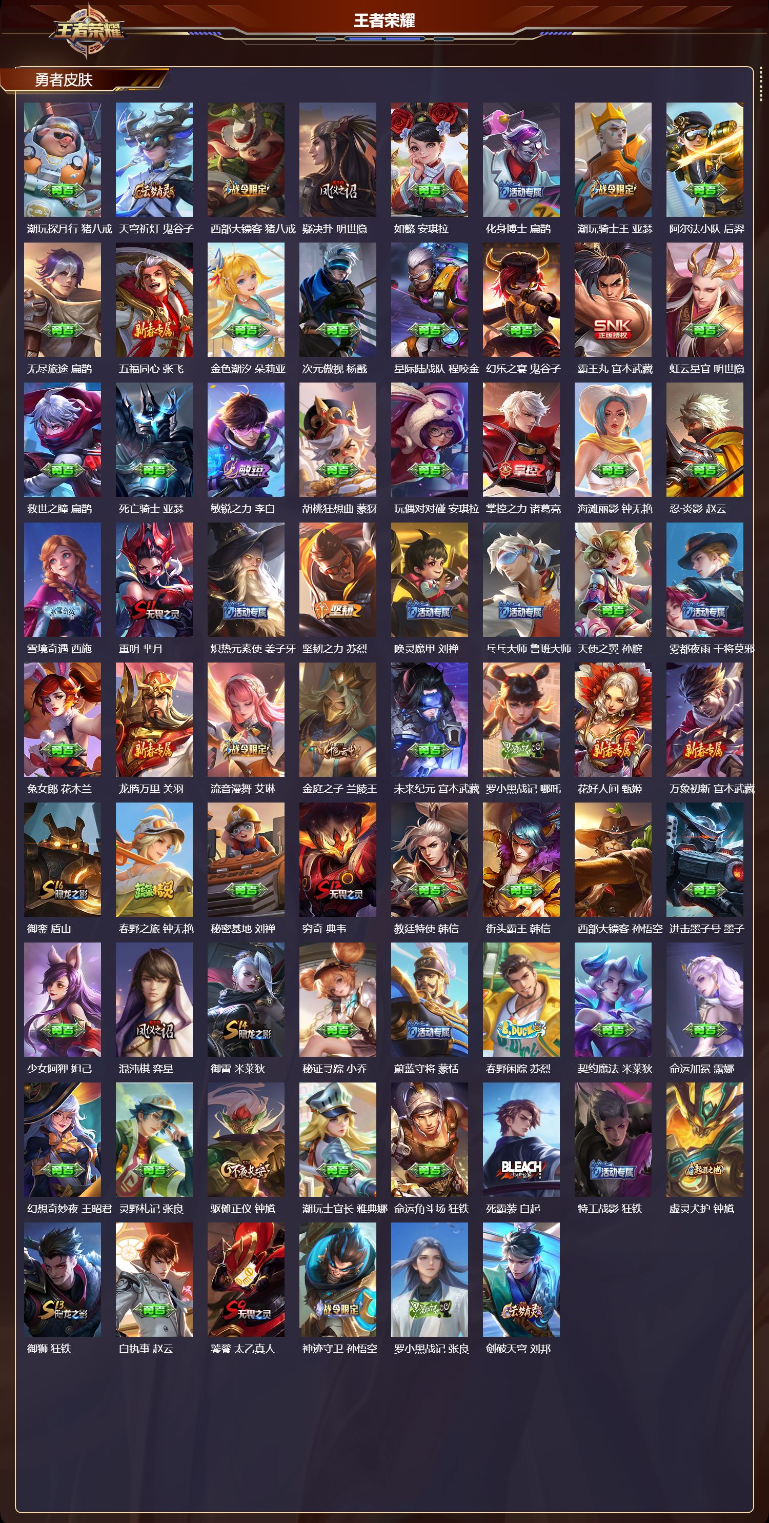 WZQM45783王者荣耀账号详情图5