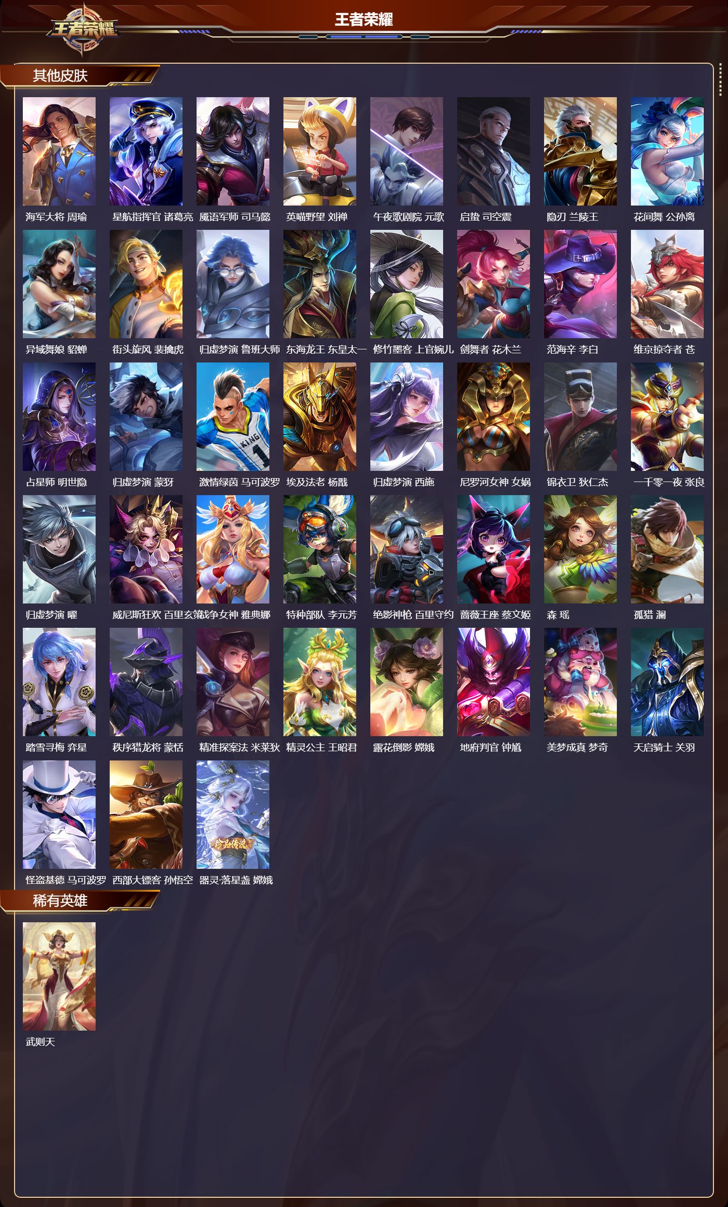 WZMK45746王者荣耀账号详情图5