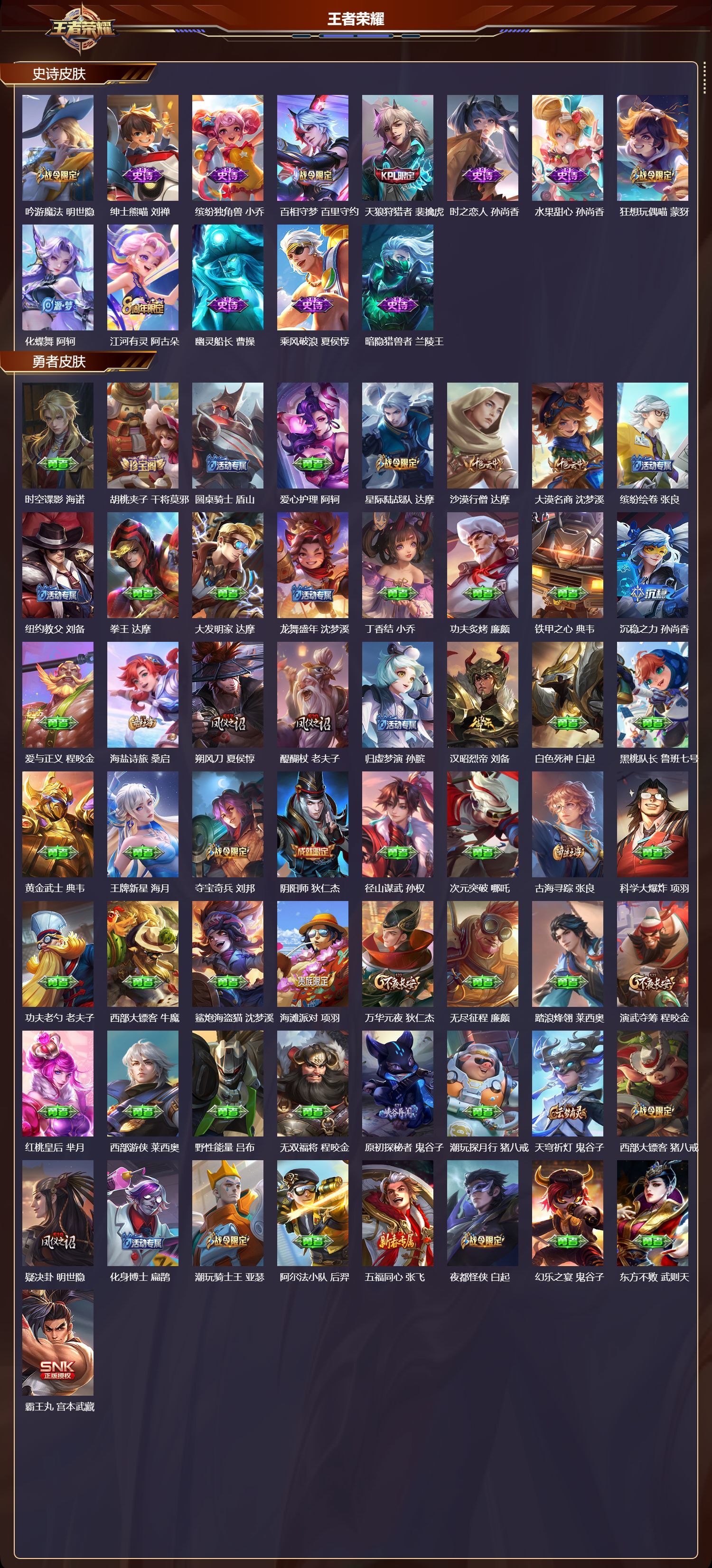 WZQM45784王者荣耀账号详情图4 WZQM45784王者荣耀账号详情图4