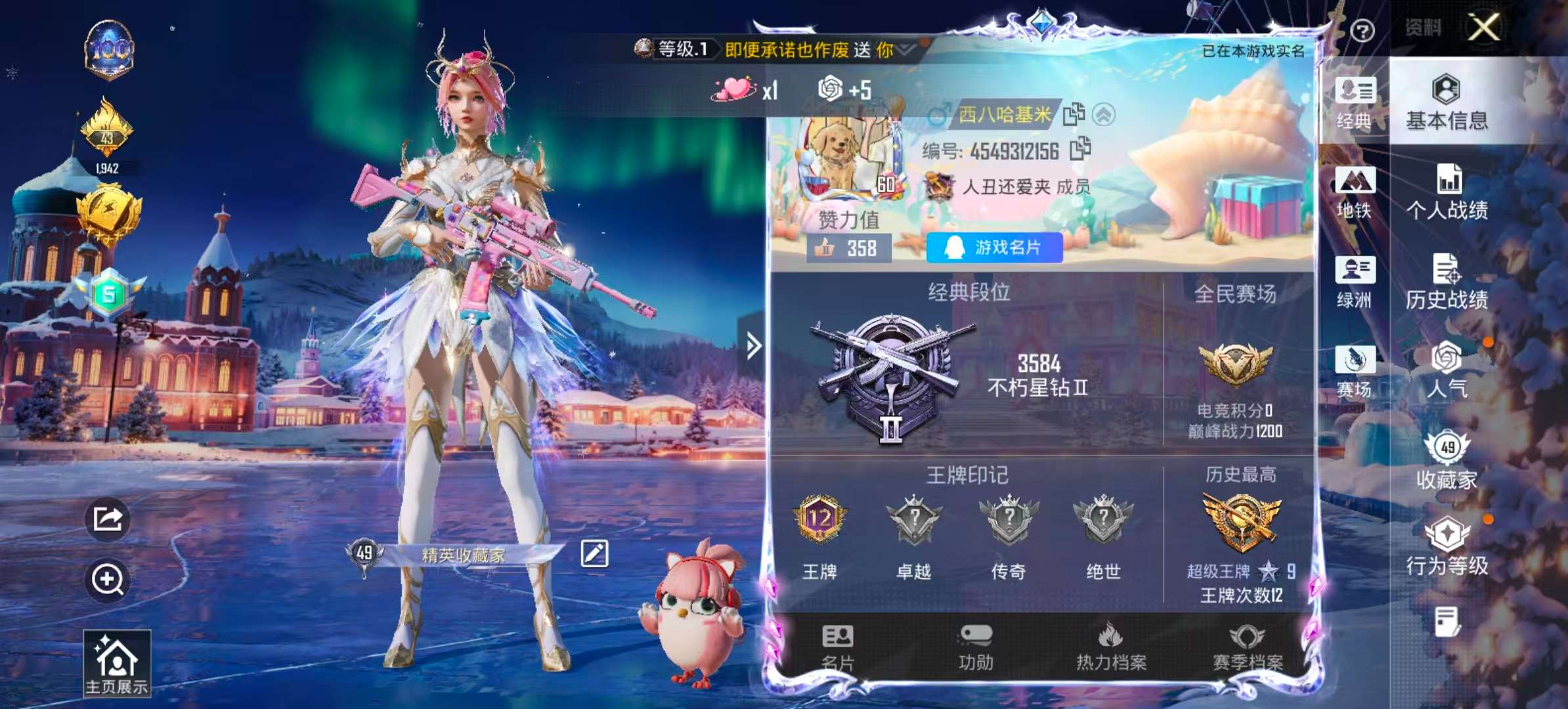 HPSJ46711和平精英账号详情图2