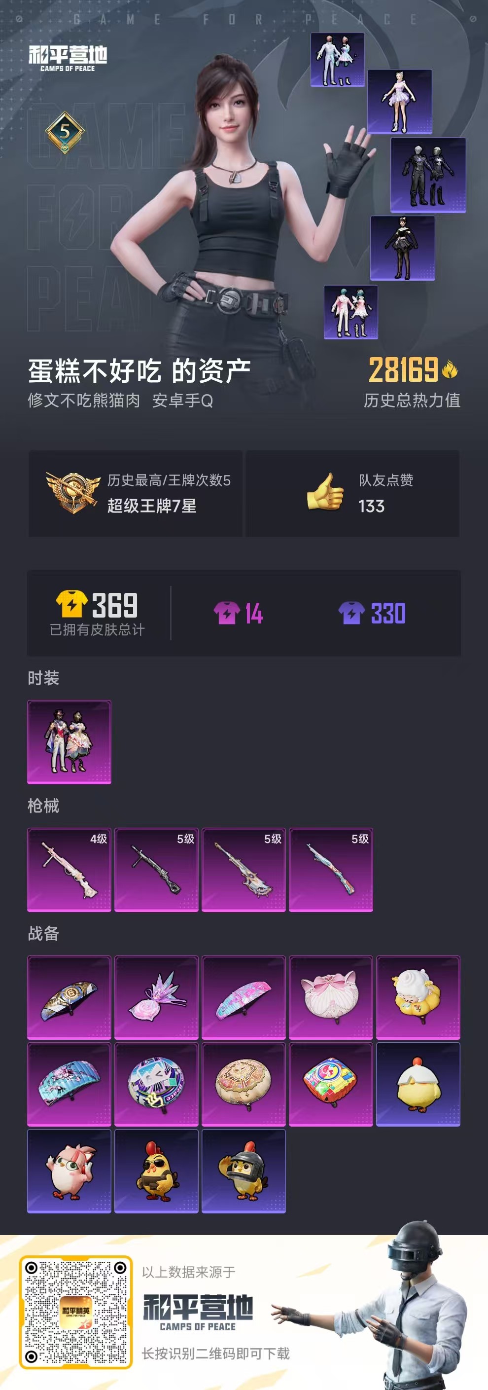 HPSJ418981和平精英账号详情图2