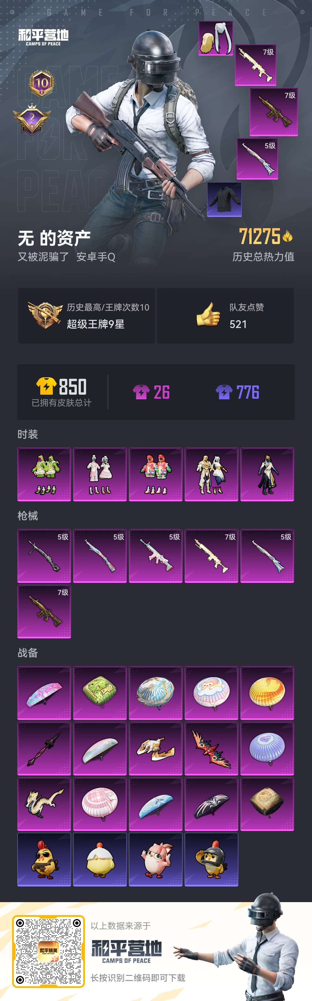 HPCMW421303和平精英账号详情图2