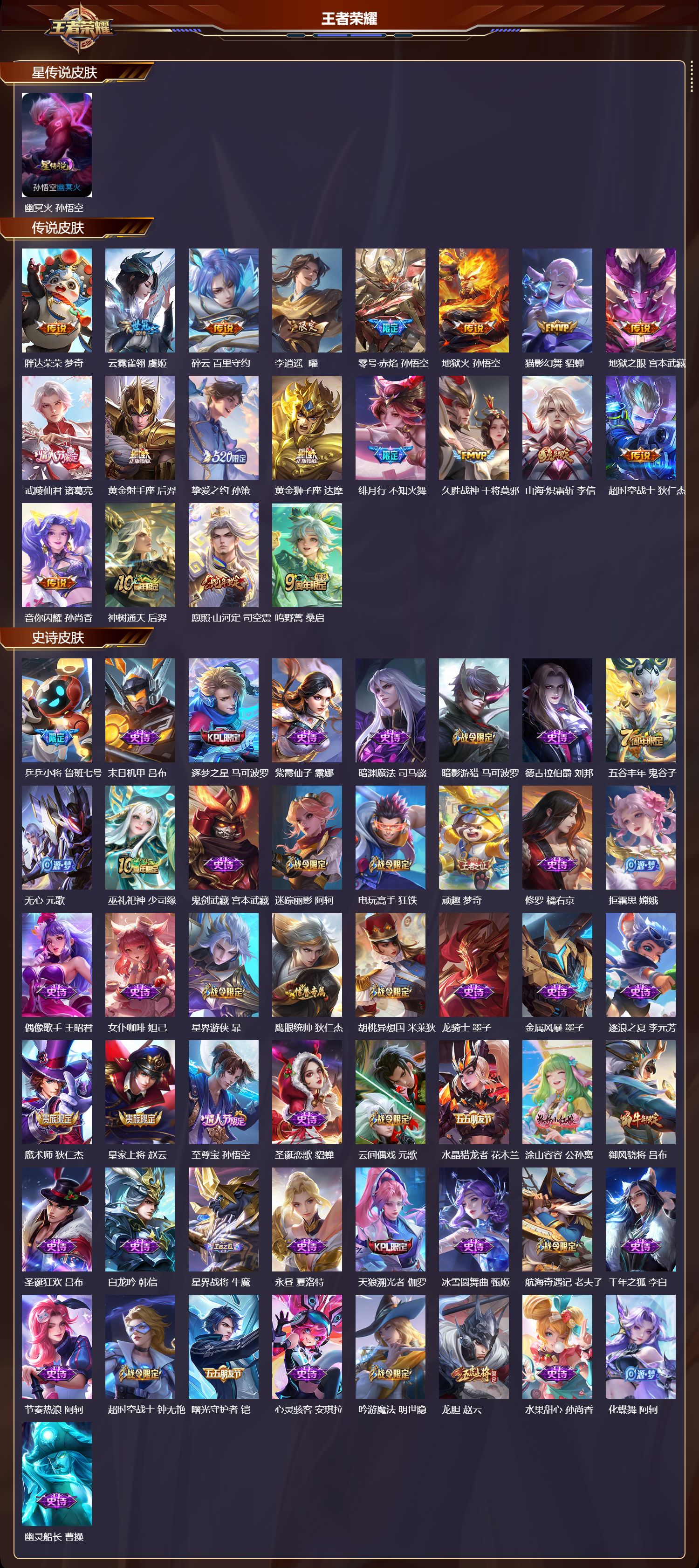 WZQM436762王者荣耀账号详情图3