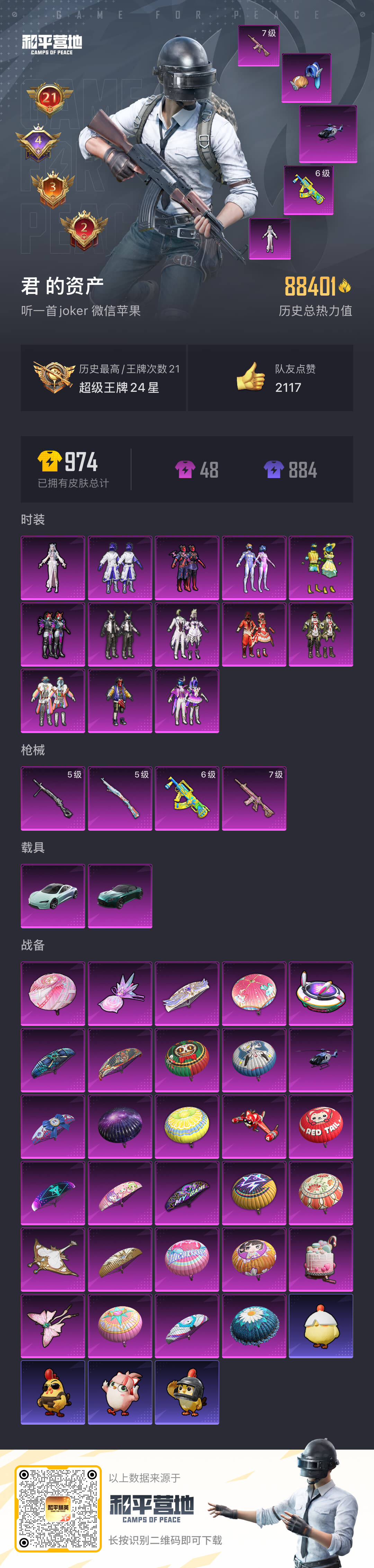 HPCMW420947和平精英账号详情图4