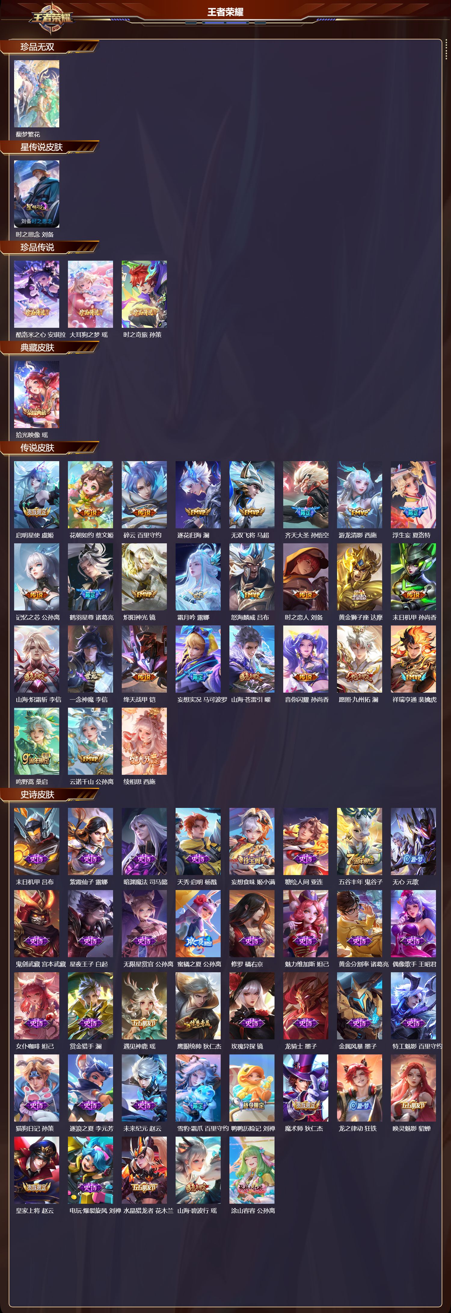 WZQM436707王者荣耀账号详情图3