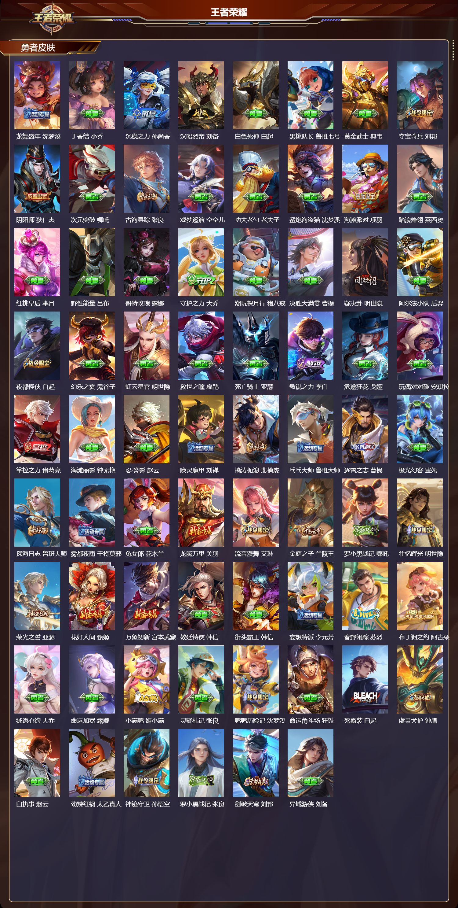 WZQM436709王者荣耀账号详情图4