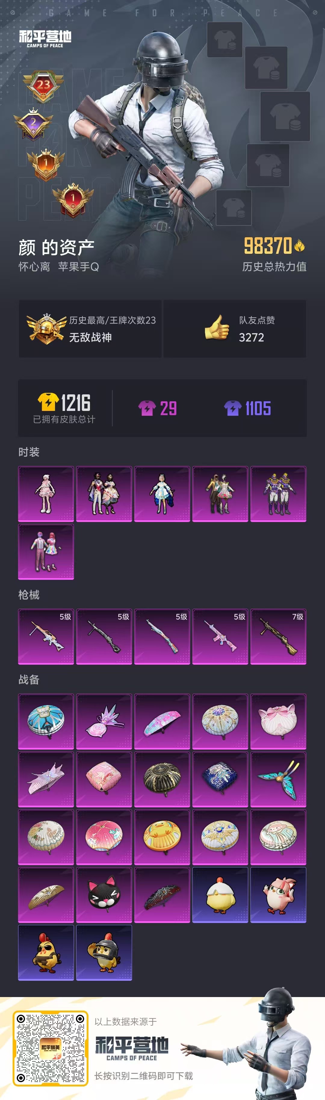 HPCMW420966和平精英账号详情图5