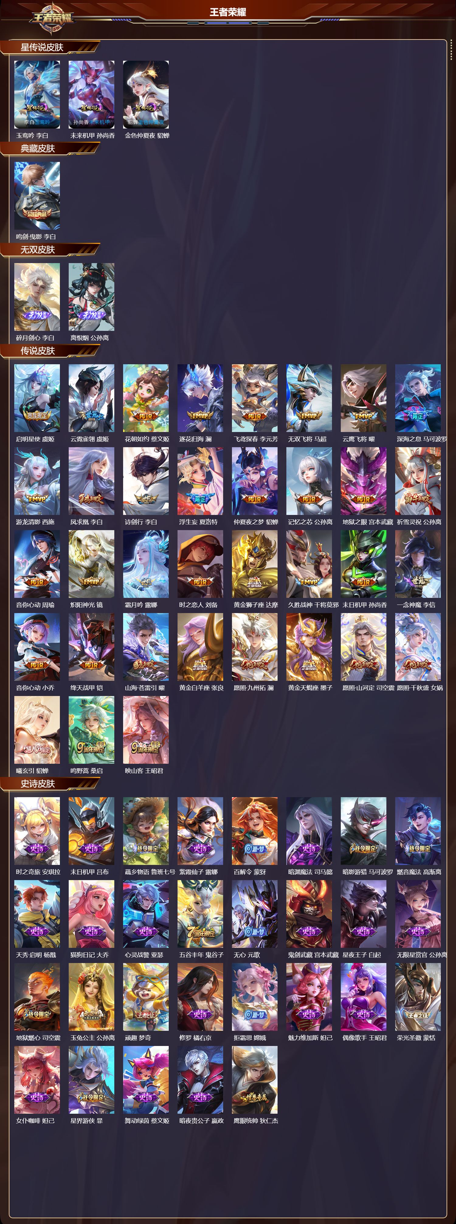 WZMK436746王者荣耀账号详情图2 WZMK436746王者荣耀账号详情图2