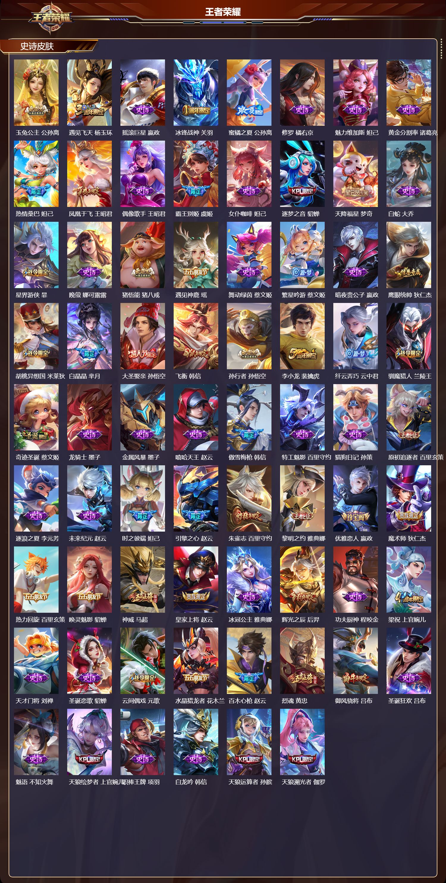 WZMK436756王者荣耀账号详情图3