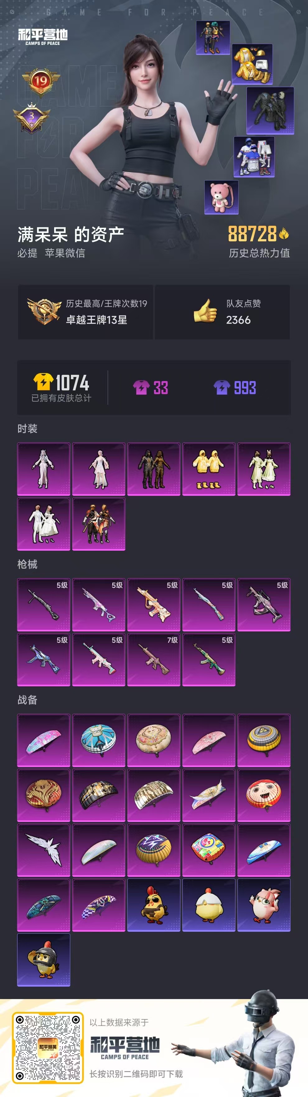 HPSJ418387和平精英账号详情图2