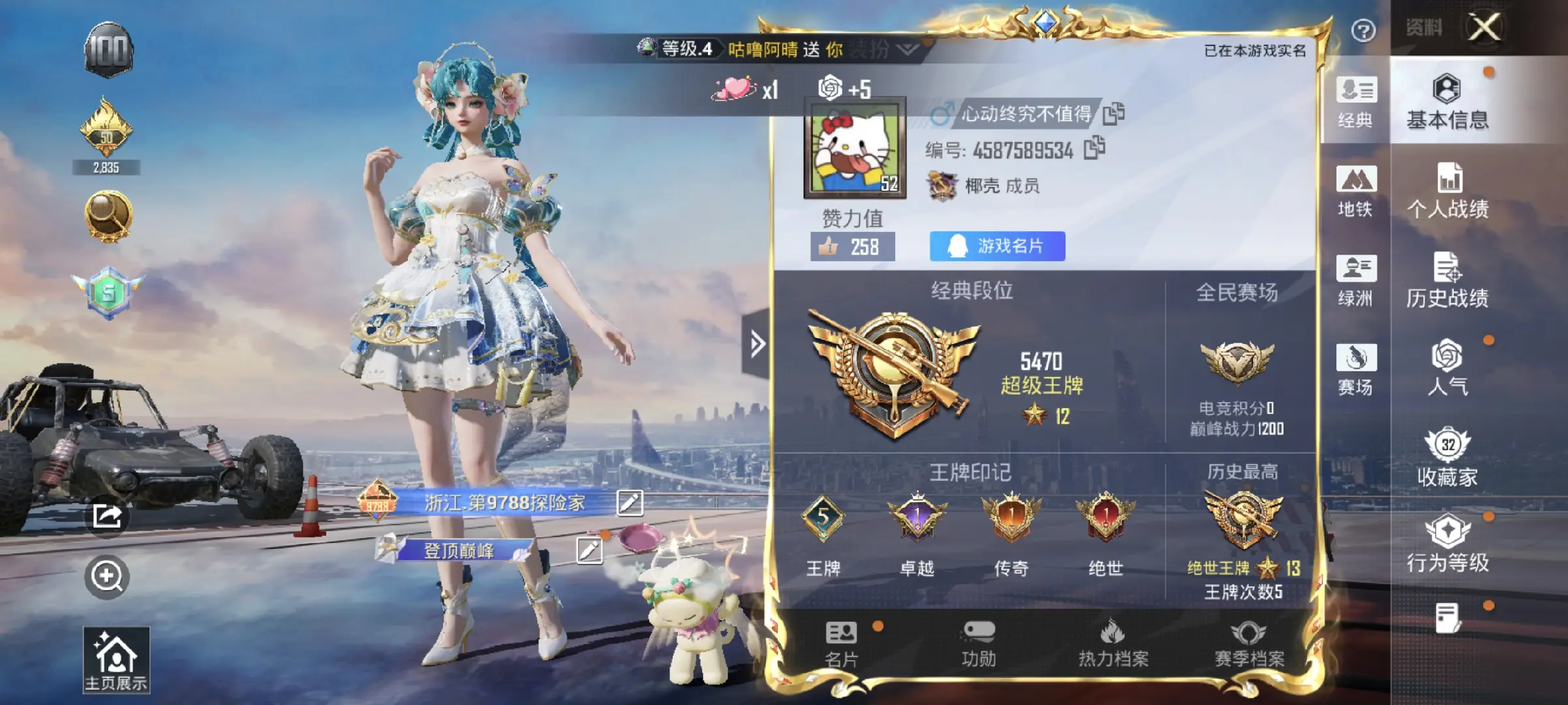 HPCMW420918和平精英账号详情图2