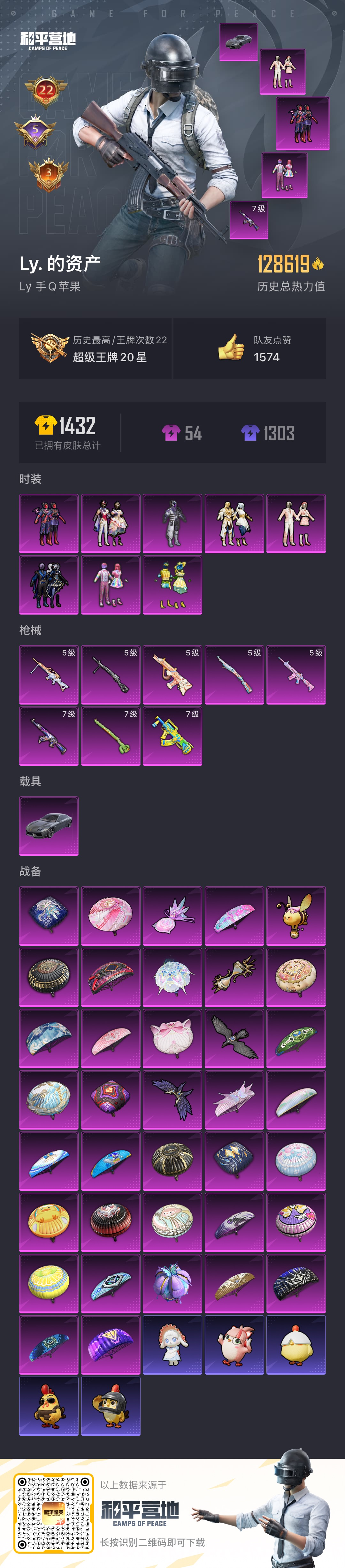 HPSJ418498和平精英账号详情图3