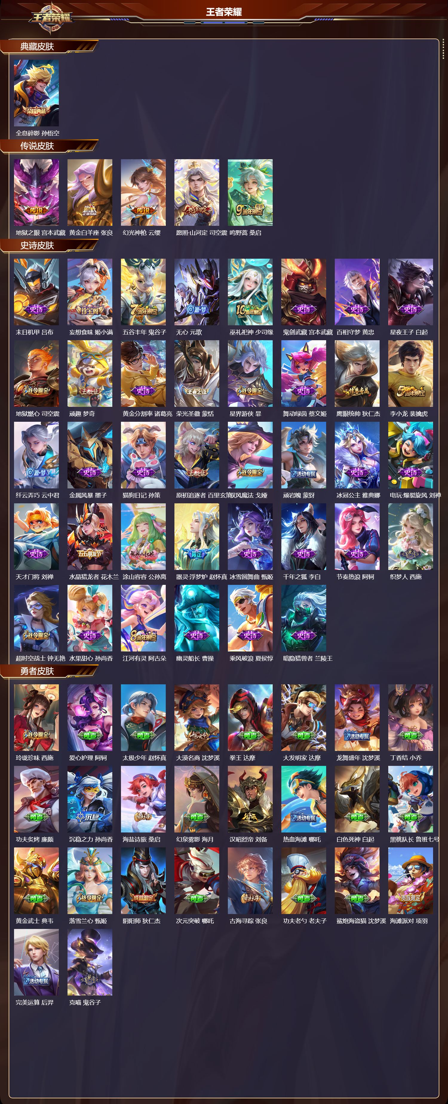 WZMK436733王者荣耀账号详情图2