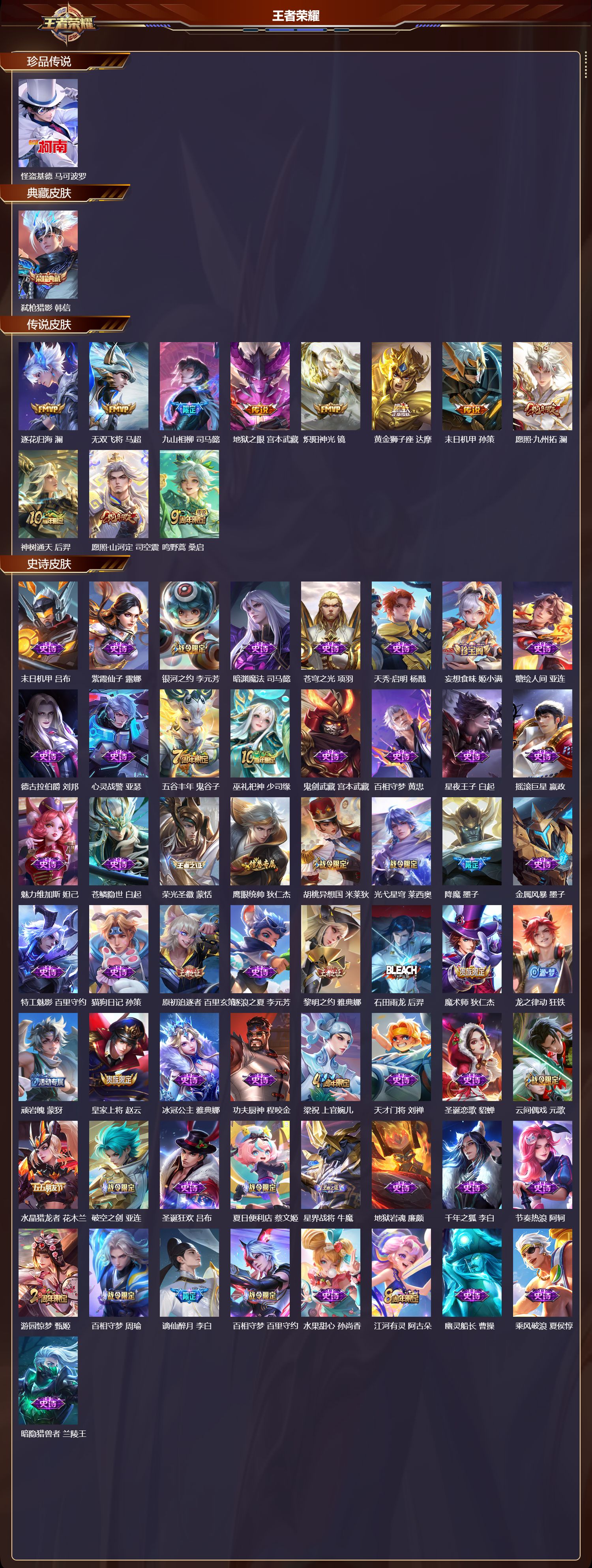 WZCMW436969王者荣耀账号详情图6 WZCMW436969王者荣耀账号详情图6