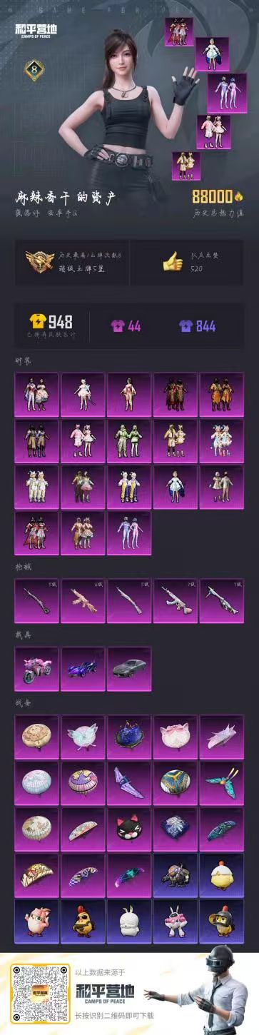 HPSJ417924和平精英账号详情图2