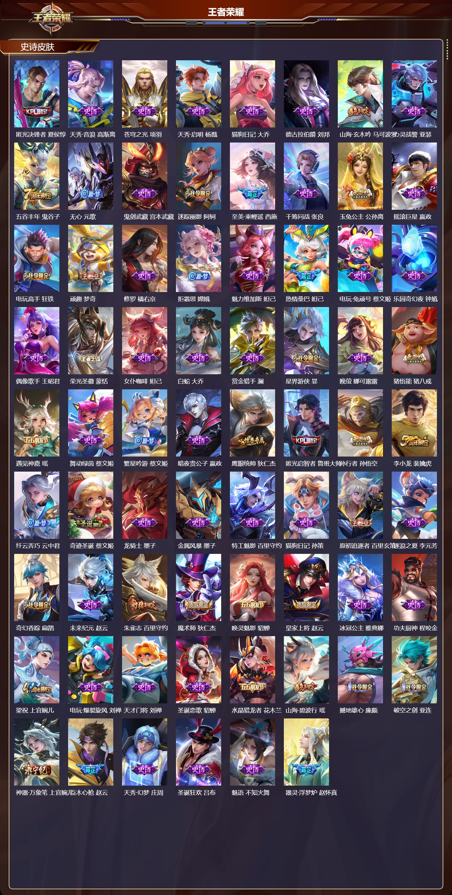 WZMK436698王者荣耀账号详情图3