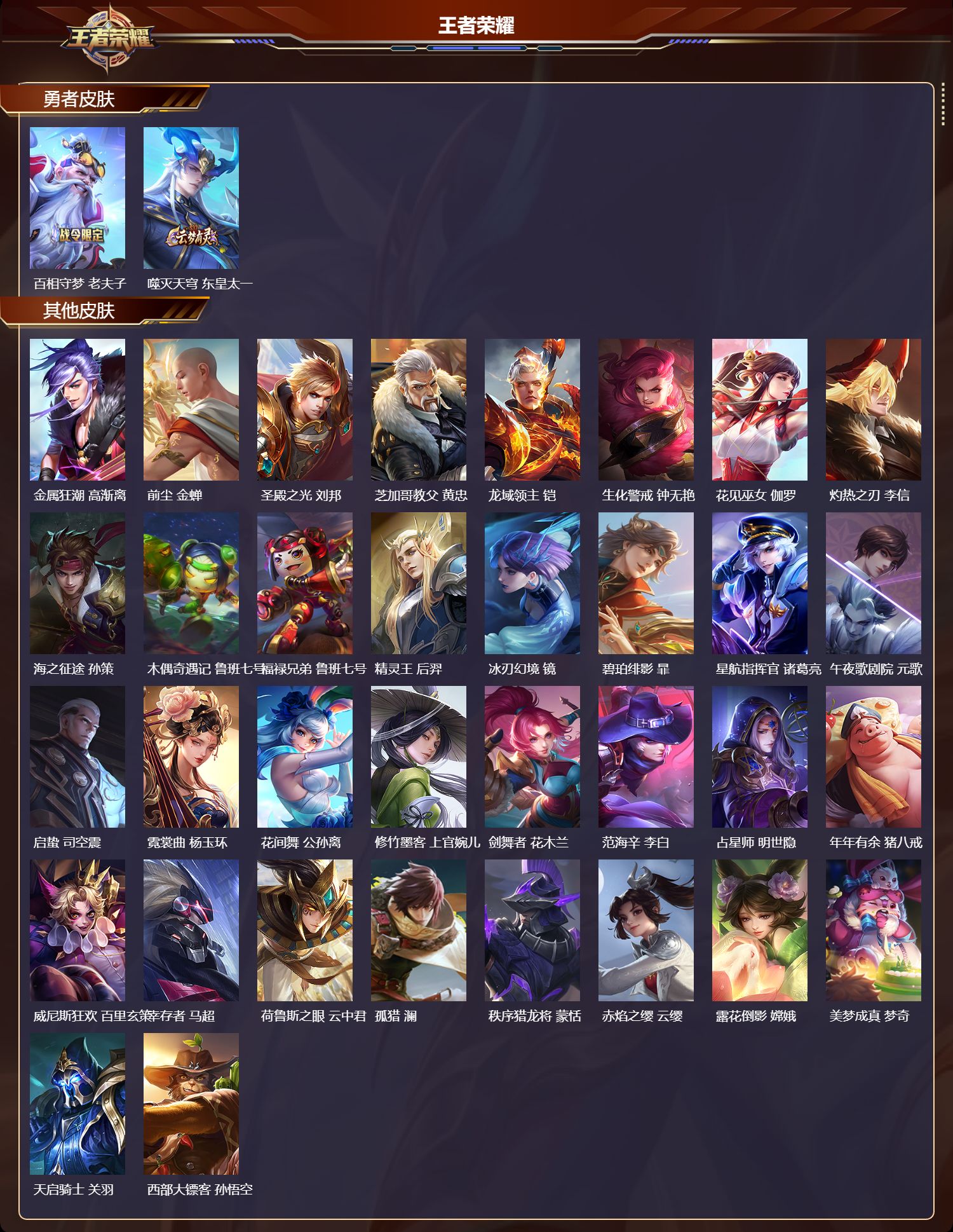 WZMK436732王者荣耀账号详情图4